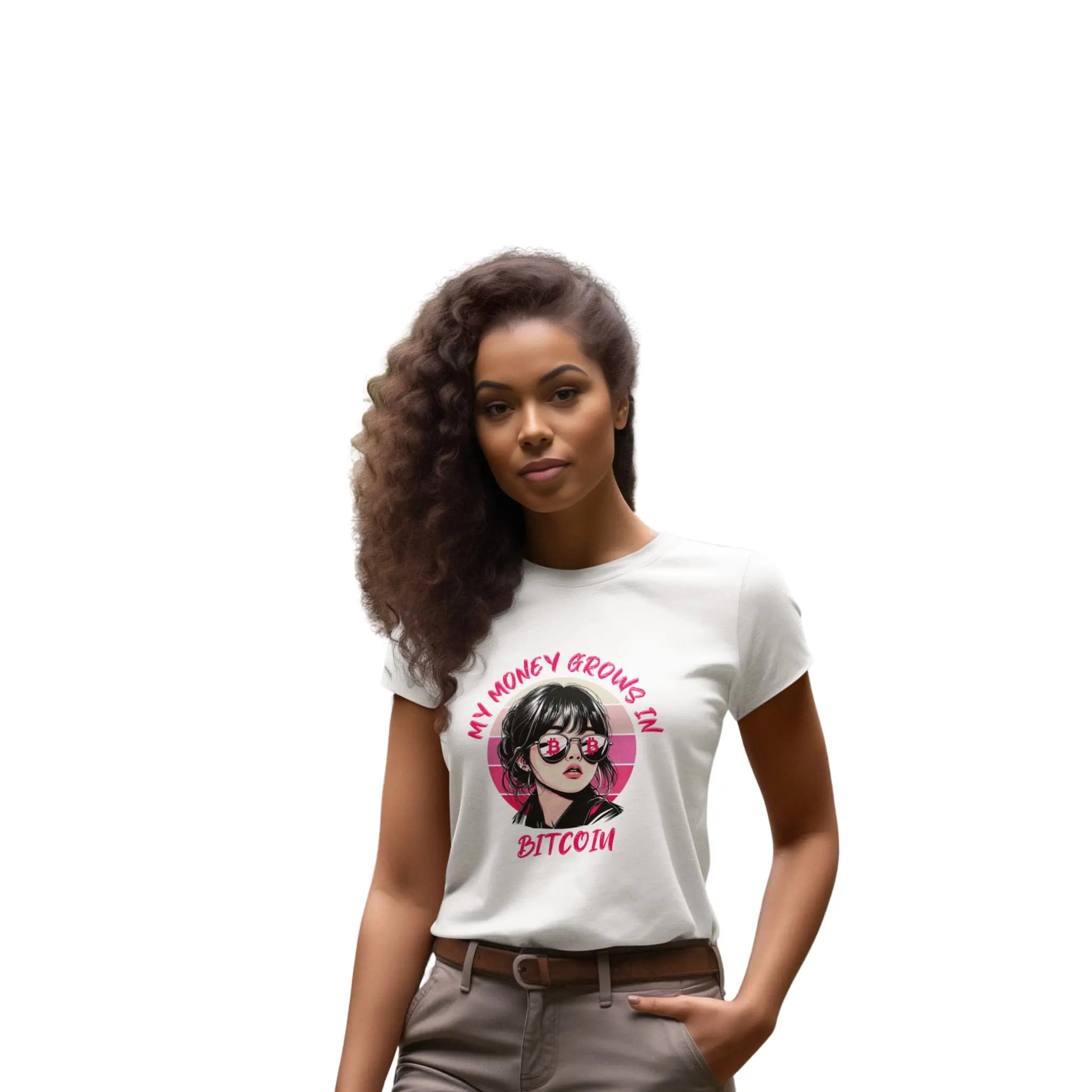 Bitcoin women's t-shirts collection - empowering designs for female Bitcoiners