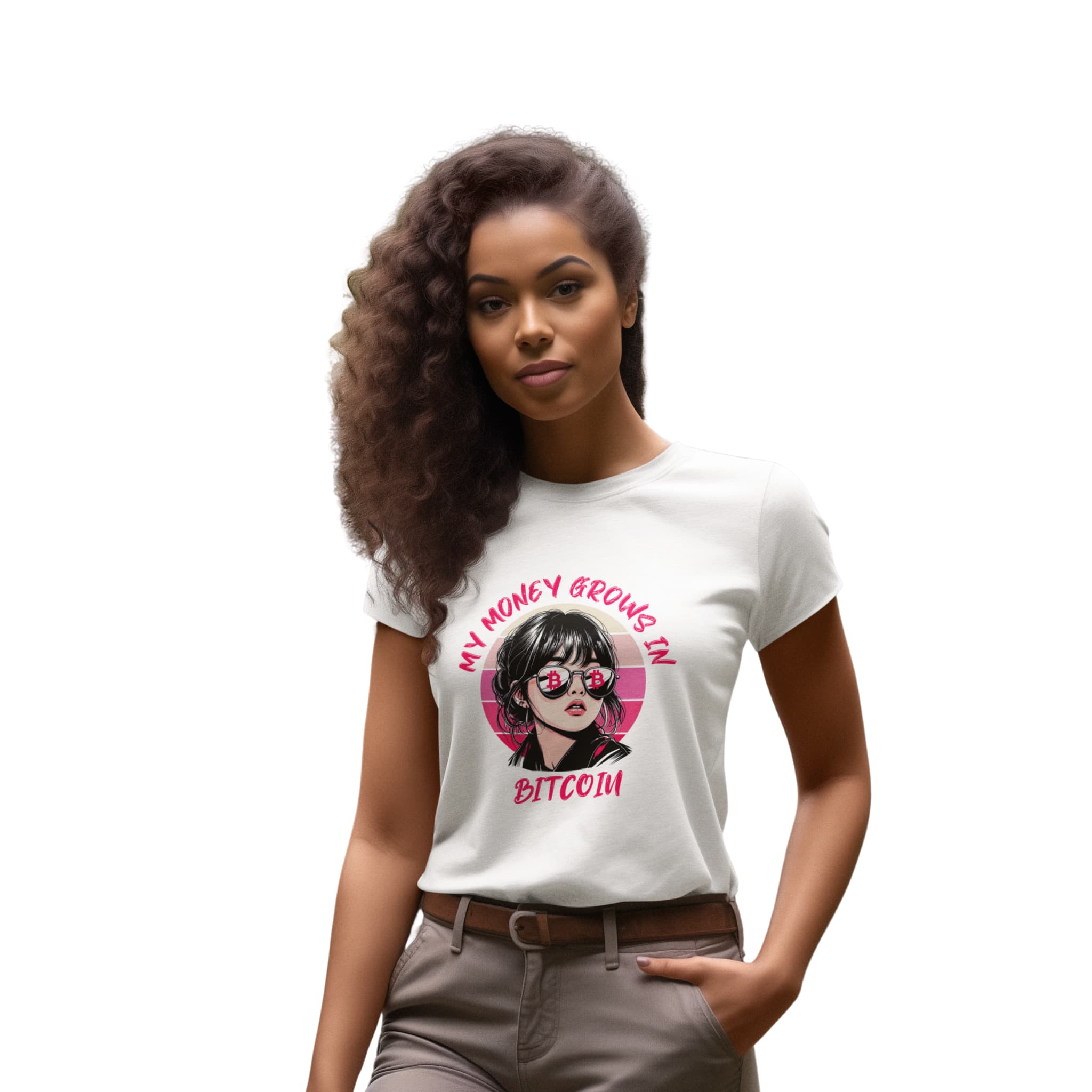 Bitcoin women's t-shirts collection - empowering designs for female Bitcoiners