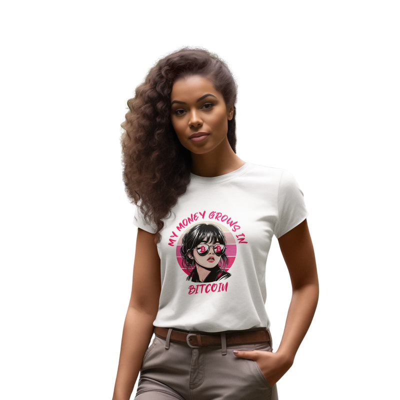 Bitcoin women's t-shirts collection - empowering designs for female Bitcoiners
