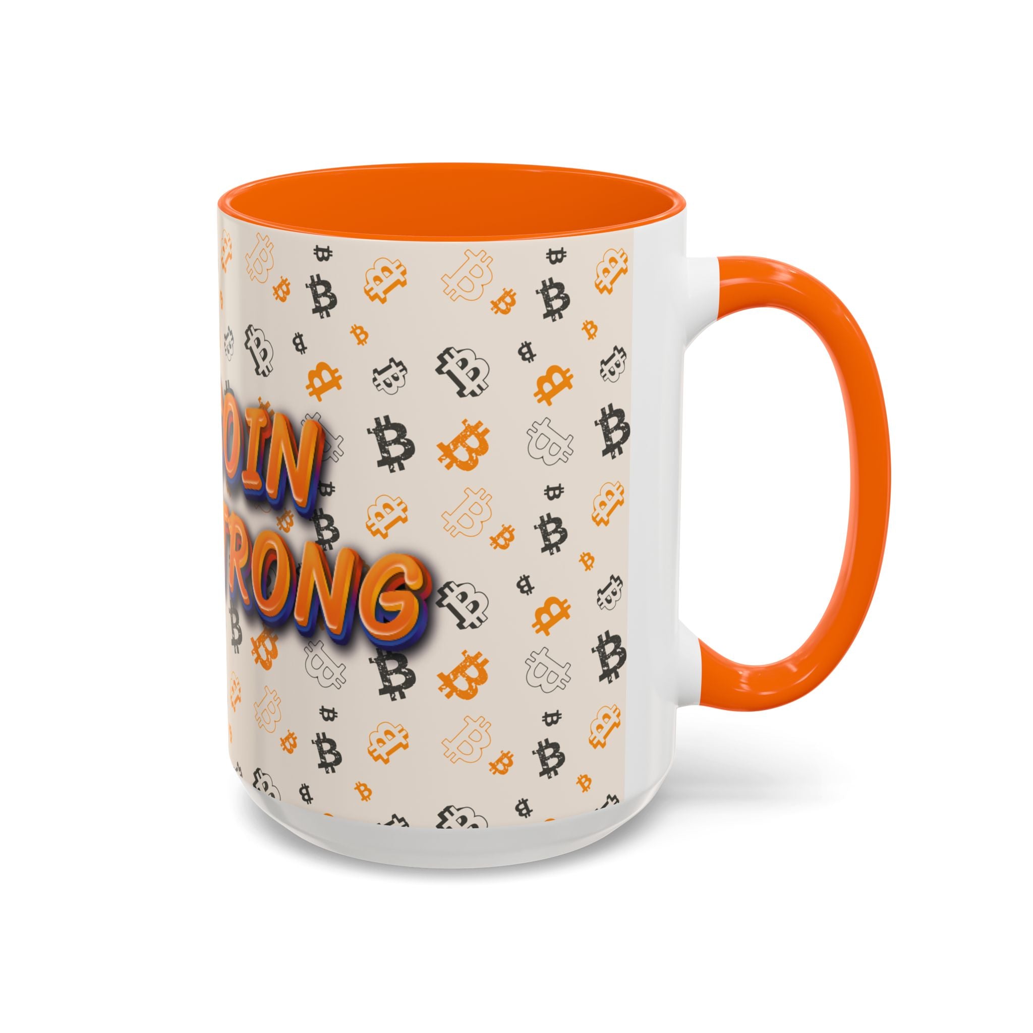 Bitcoin — HODL Strong Accent | Coffee Mug (11oz & 15oz) {{variant1}} | Bitcoin Apparel