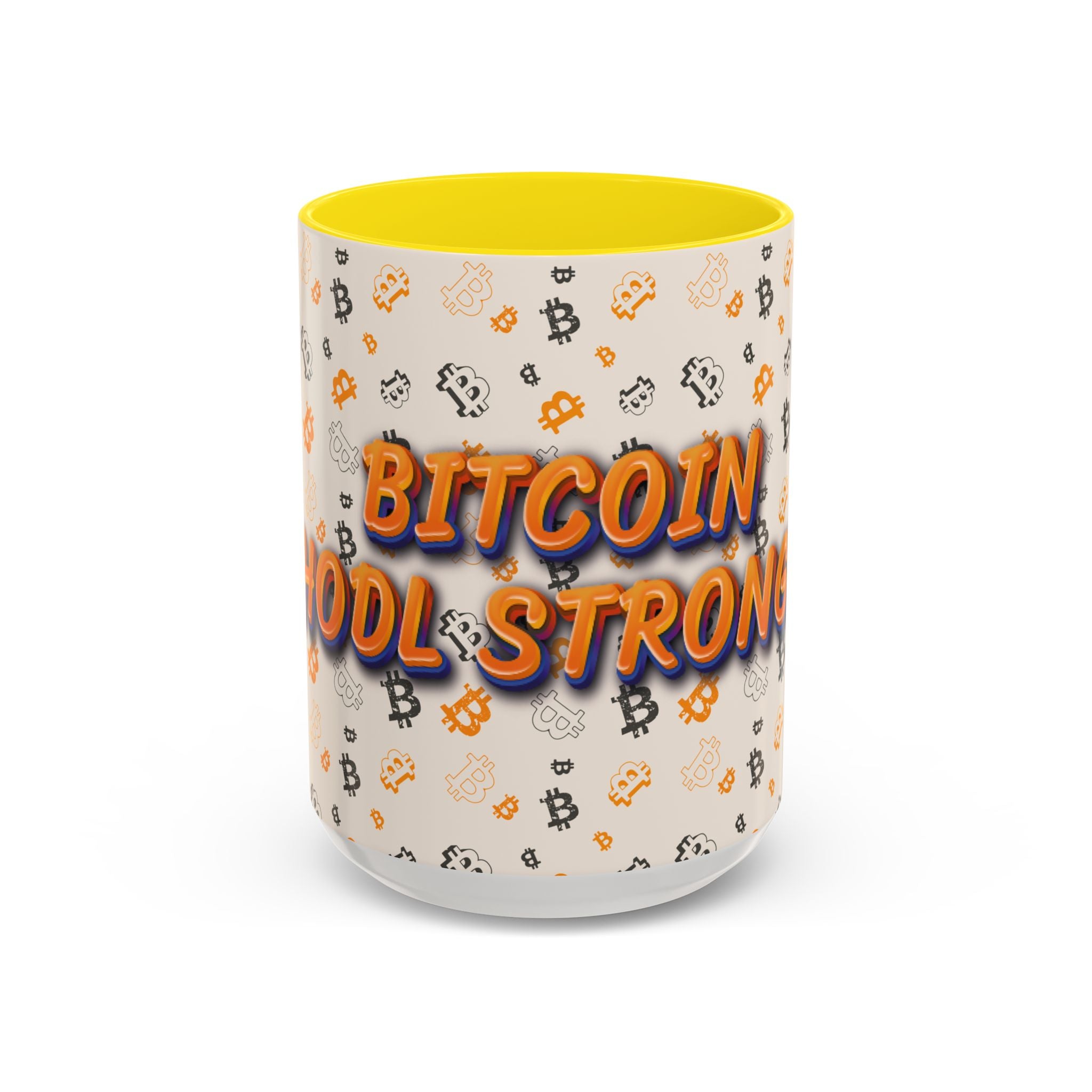 Bitcoin — HODL Strong Accent | Coffee Mug (11oz & 15oz) {{variant1}} | Bitcoin Apparel
