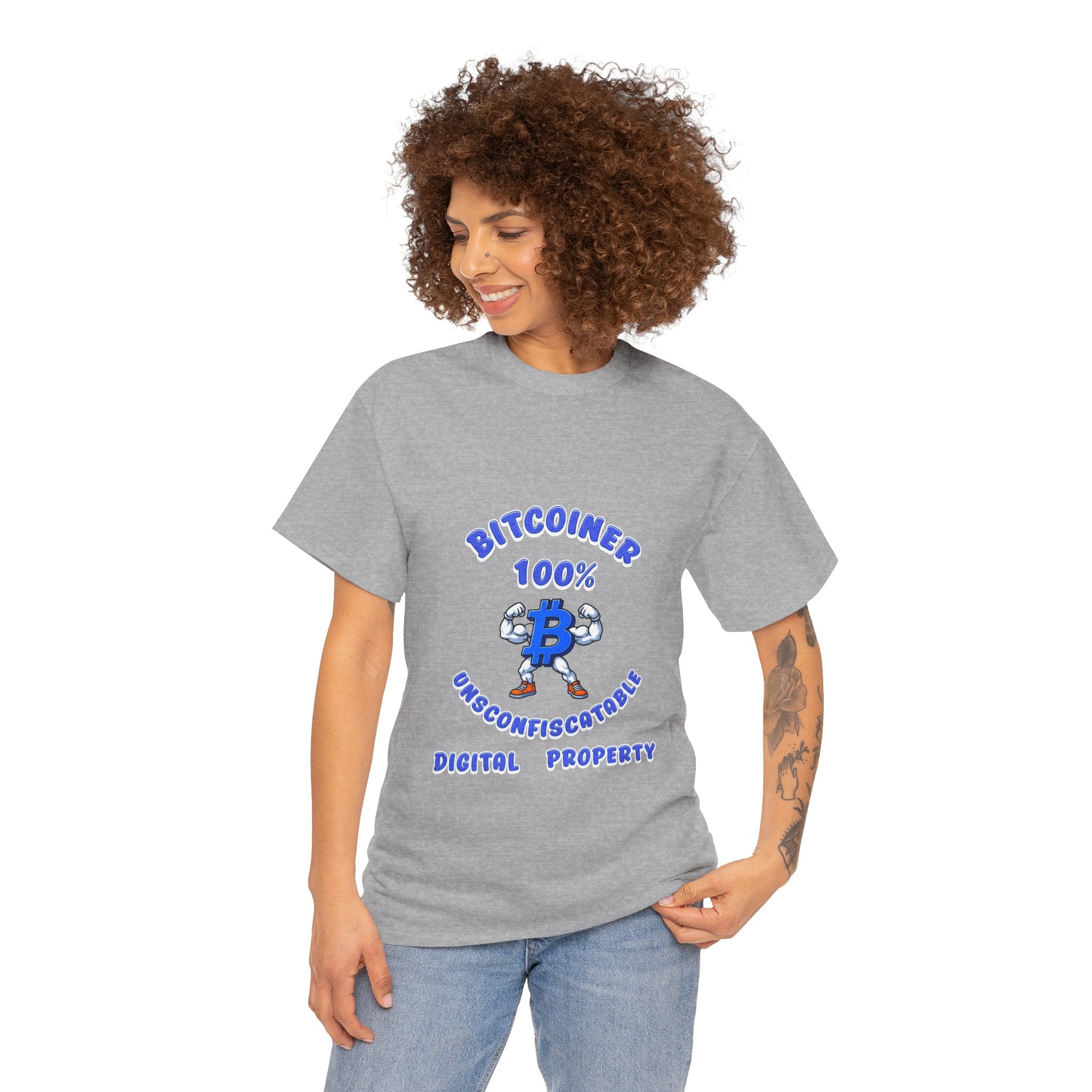 Bitcoiner 100 % — Unconfiscatable Digital Property | T-Shirt