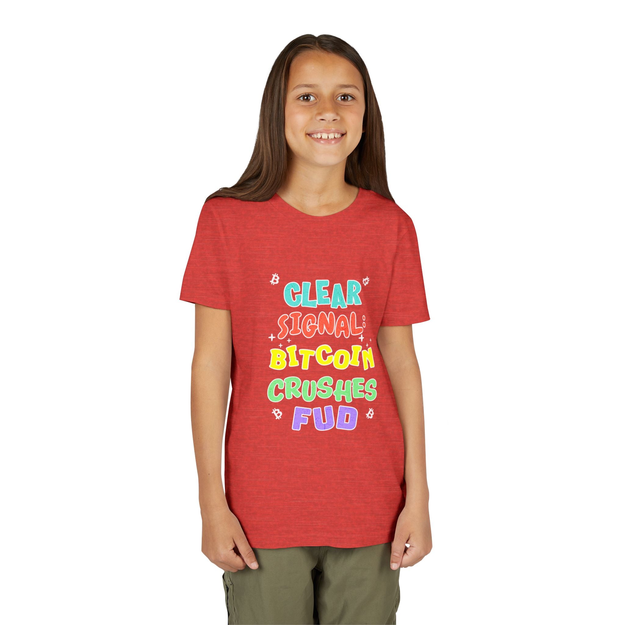 Clear Signal: Bitcoin Crushes FUD | Youth T-Shirt