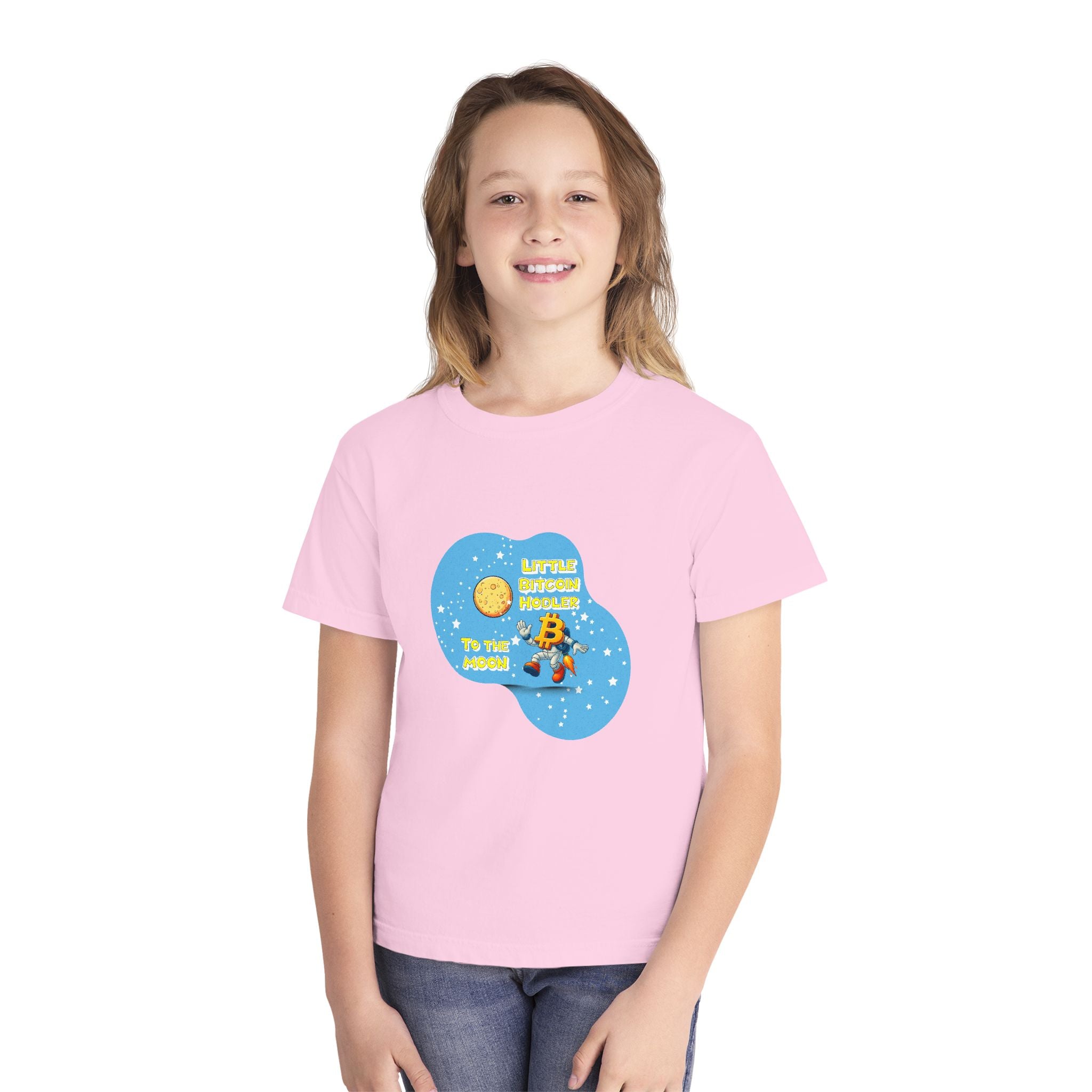Little Bitcoin Hodler — To The Moon | Kids T-Shirt {{variant1}} | Bitcoin Apparel