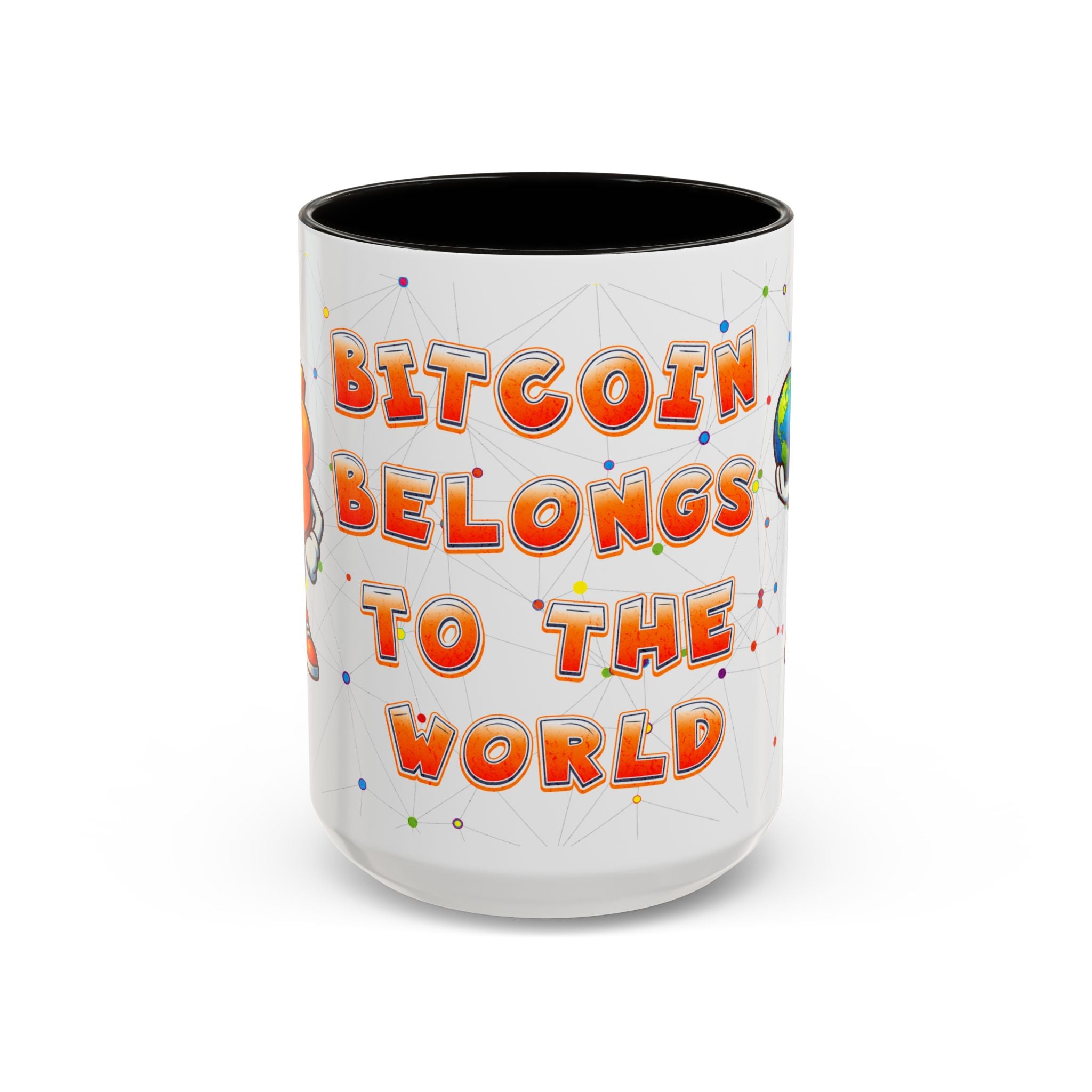 Bitcoin Belongs To The World | Coffee Mug (11oz & 15oz) {{variant1}} | Bitcoin Apparel