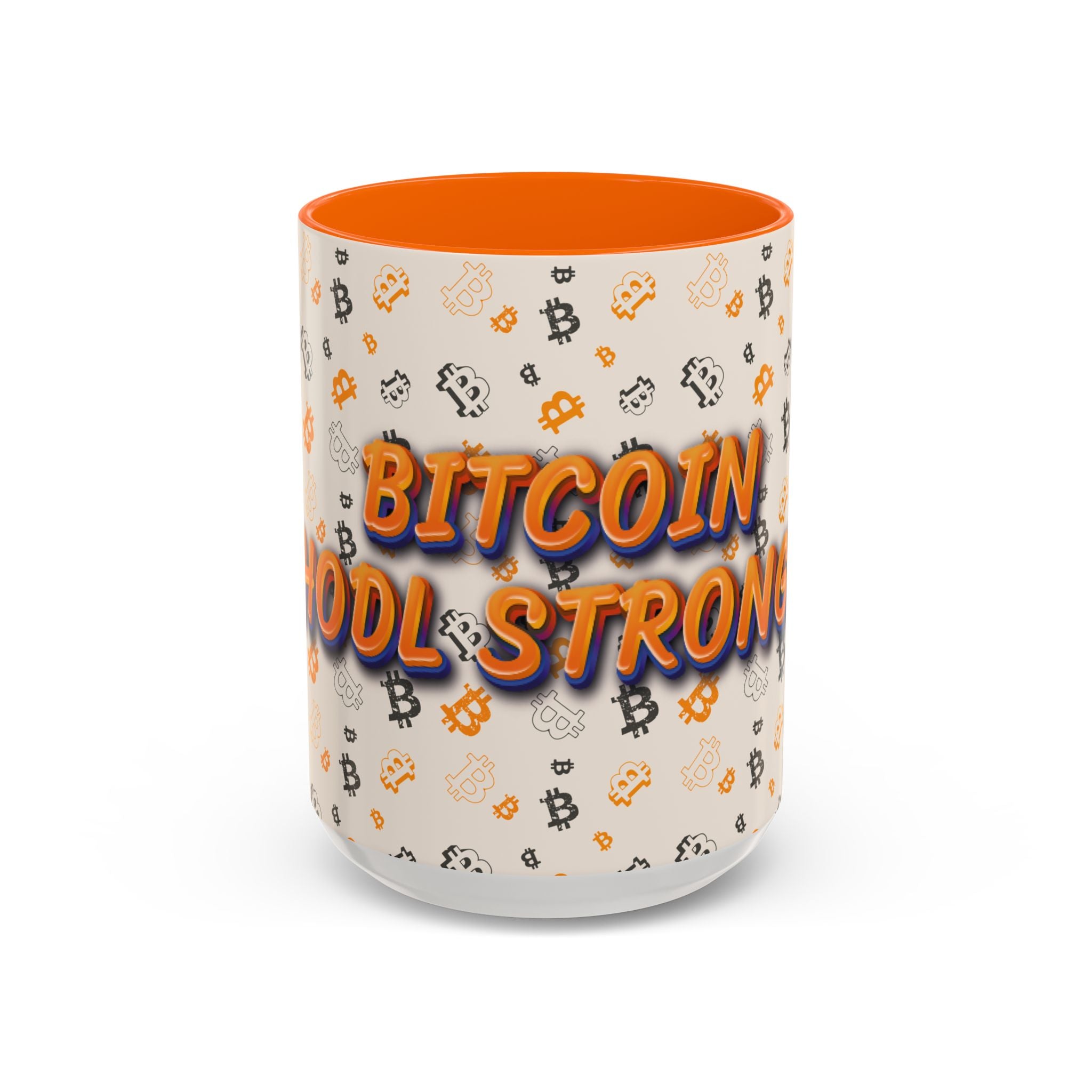 Bitcoin — HODL Strong Accent | Coffee Mug (11oz & 15oz) {{variant1}} | Bitcoin Apparel