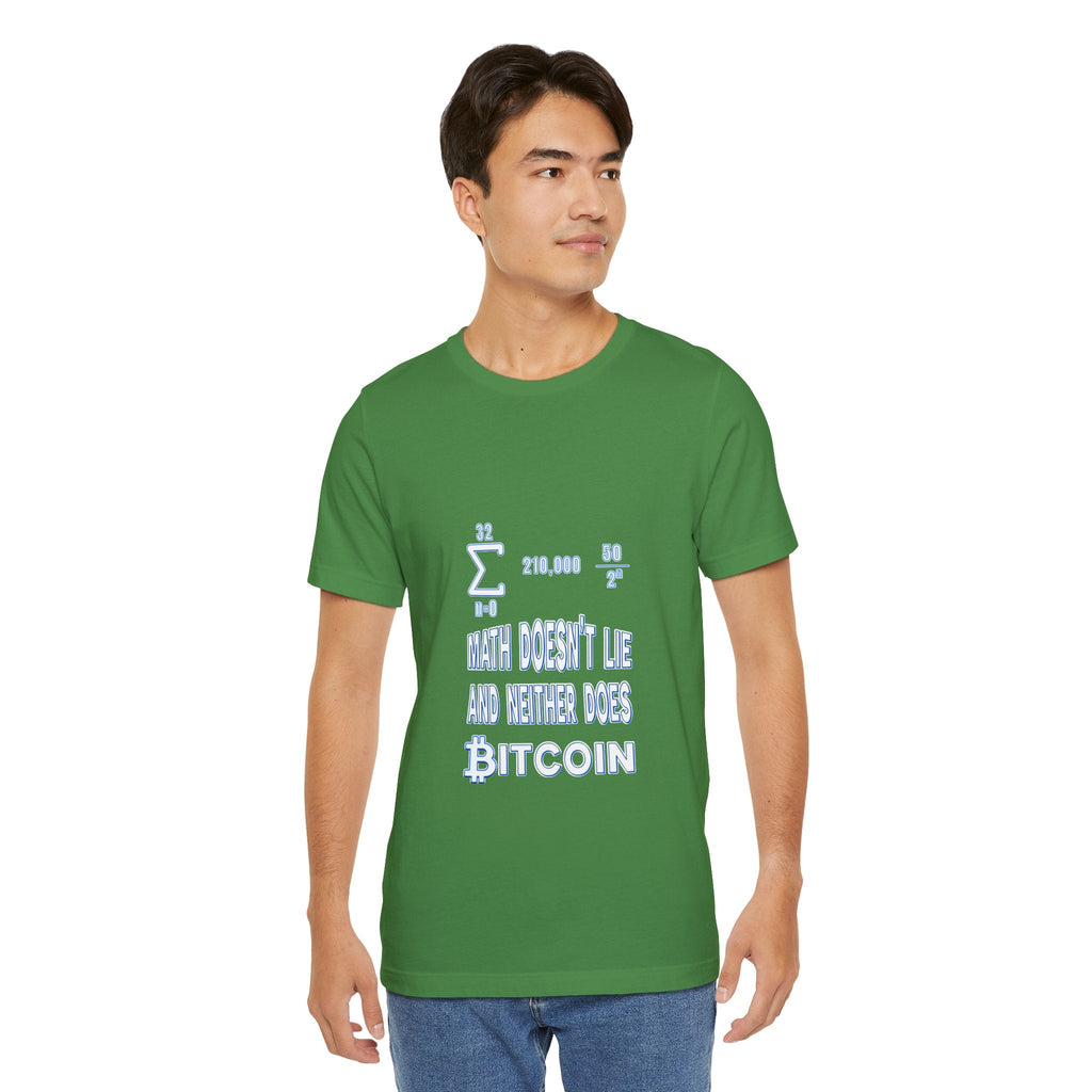Math Doesn’t Lie — and Neither Does Bitcoin | T-Shirt {{variant1}} | Bitcoin Apparel