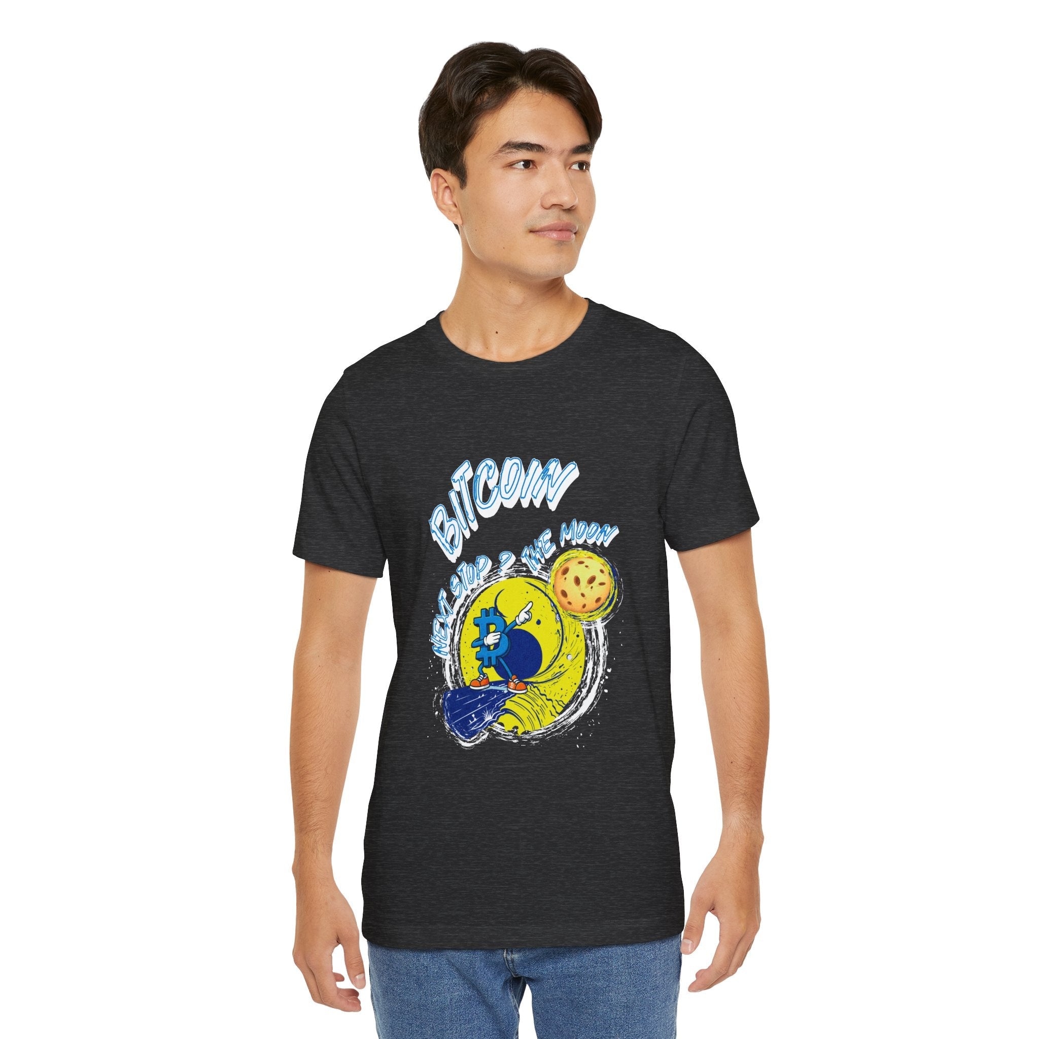 Bitcoin: Next Stop, The Moon | T-Shirt {{variant1}} | Bitcoin Apparel