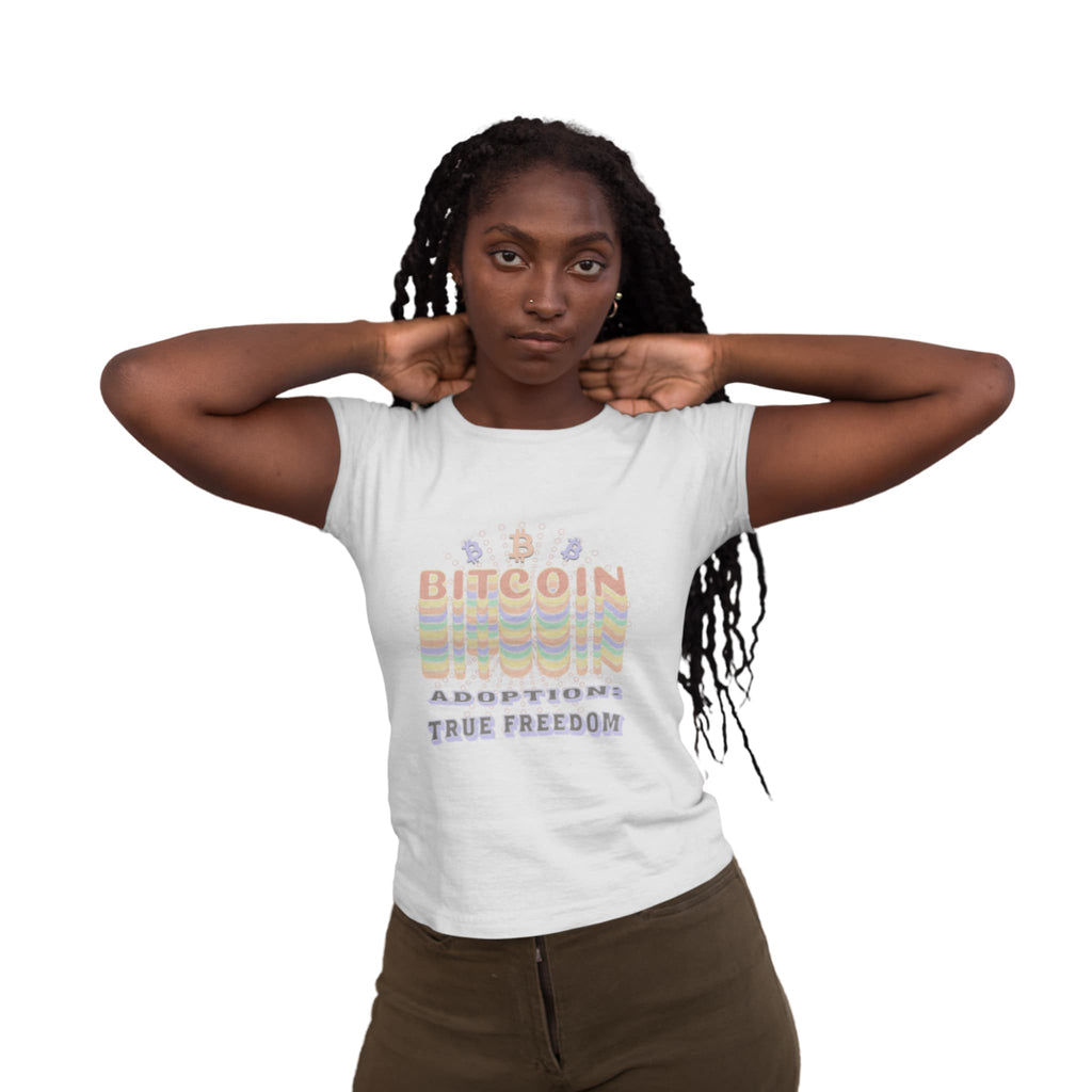 Bitcoin Adoption: True Freedom | Women's Tee