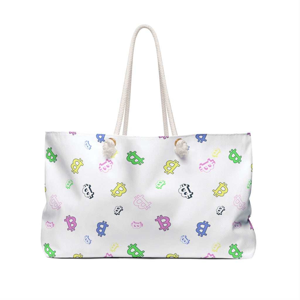 Bitcoin Belle Multicolor | Weekender Bag