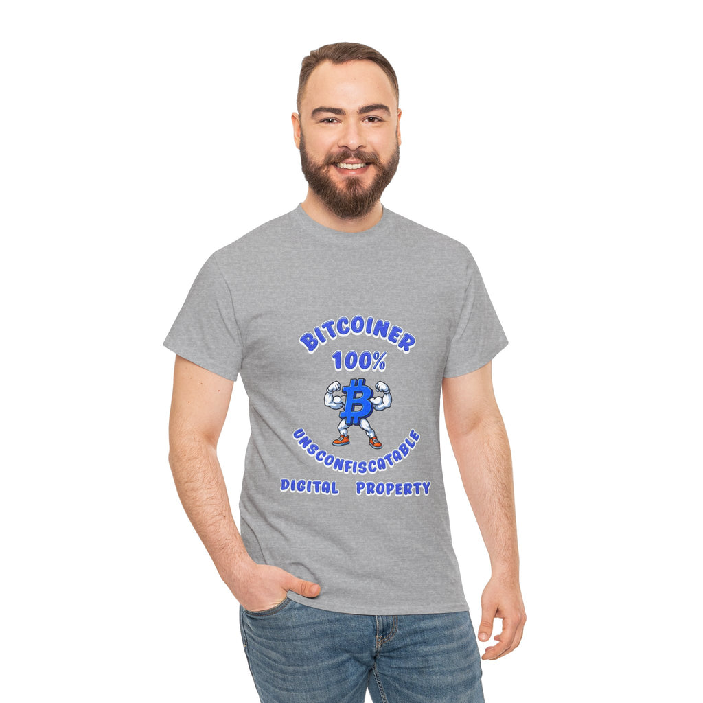 Bitcoiner 100 % — Unconfiscatable Digital Property | T-Shirt