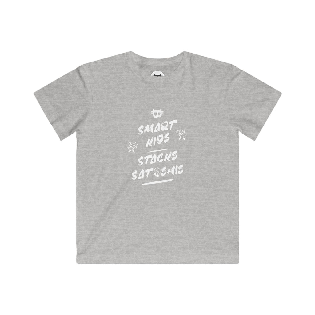 Smart Kids Stack Satoshis | Kids T-Shirt