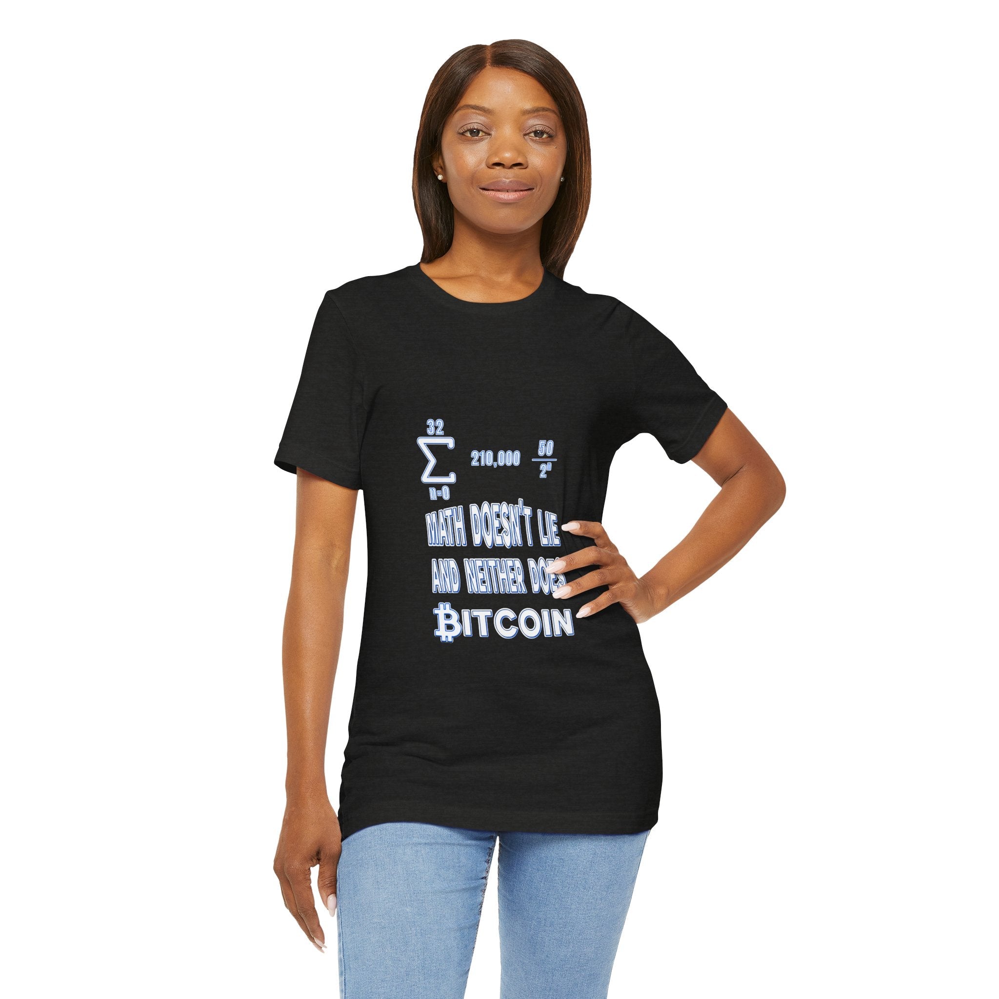 Math Doesn’t Lie — and Neither Does Bitcoin | T-Shirt {{variant1}} | Bitcoin Apparel