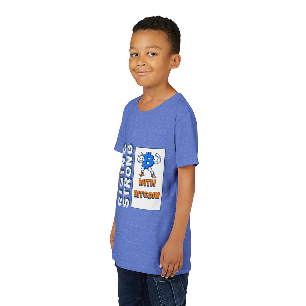 Rising Strong with Bitcoin | Youth T-Shirt