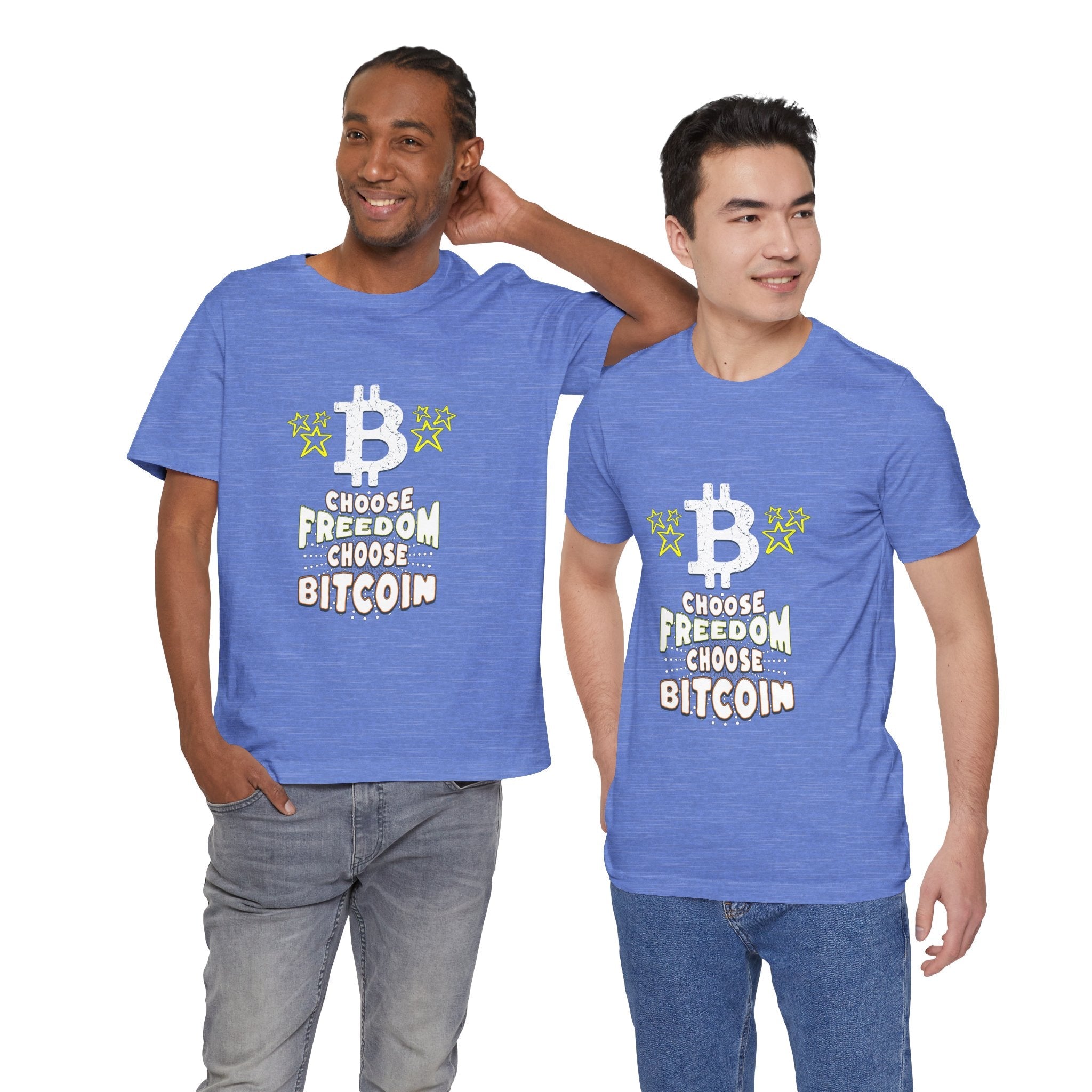 Choose Freedom, Choose Bitcoin | T-shirt {{variant1}} | Bitcoin Apparel