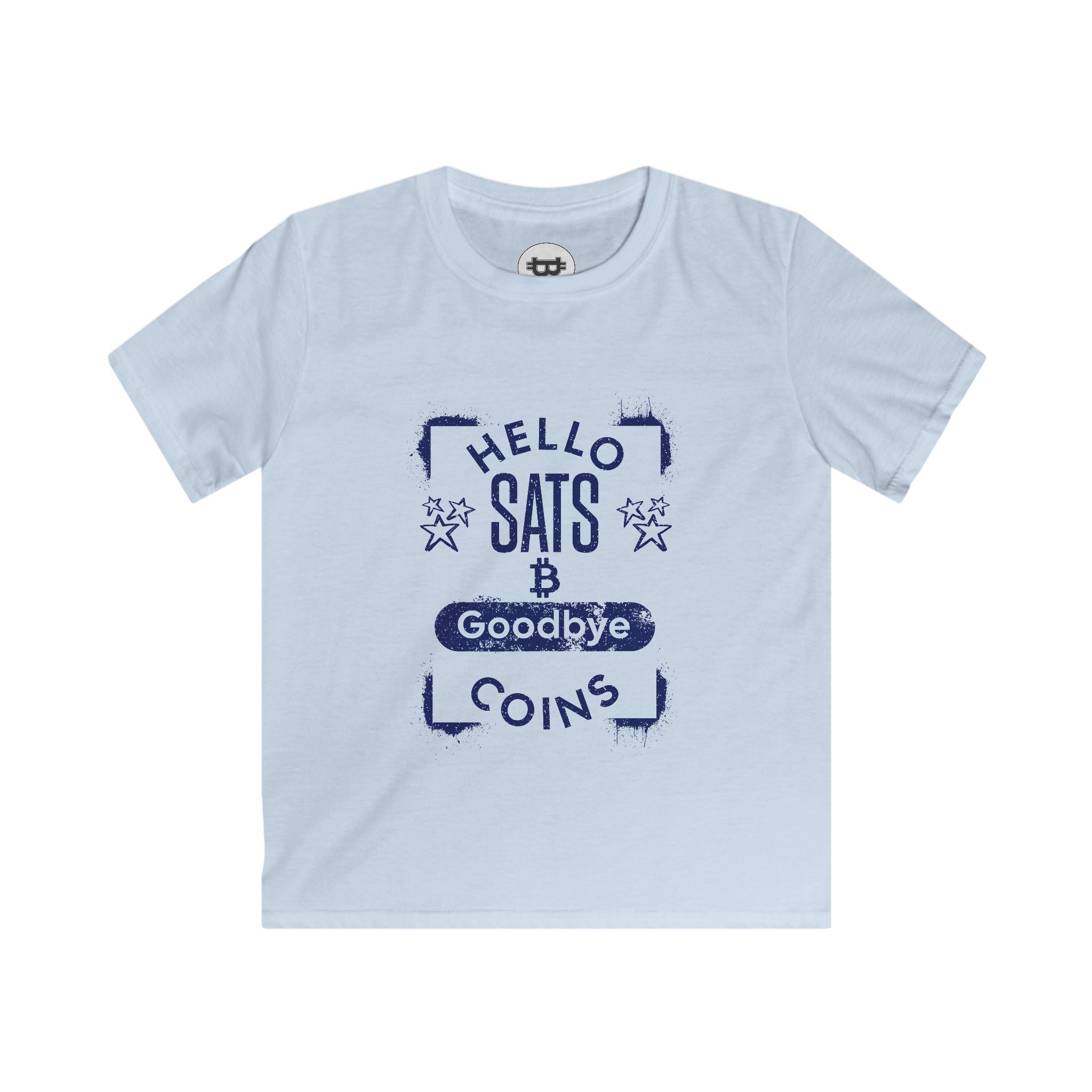 Hello Sats — Goodbye Coins | Kids T-Shirt