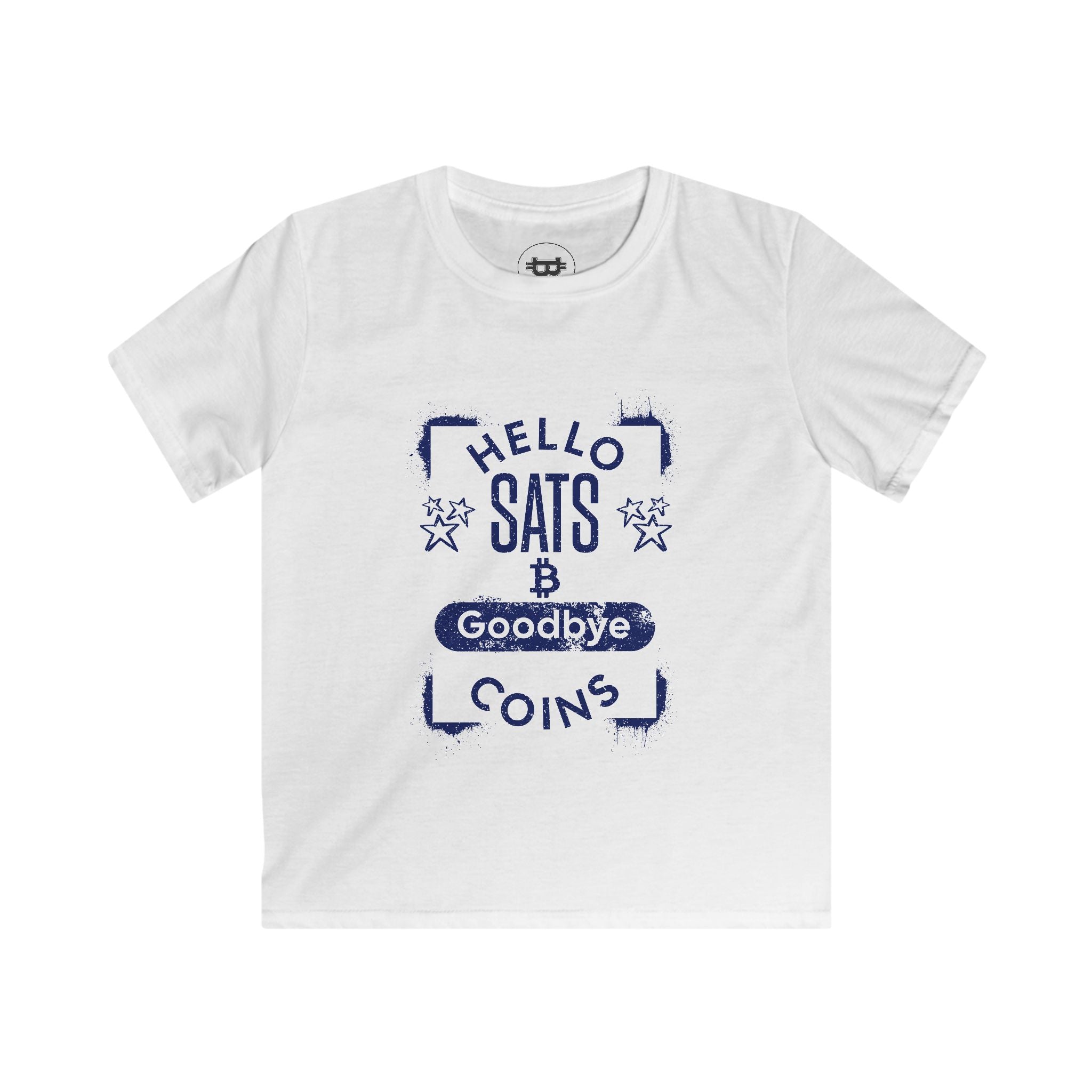 Hello Sats — Goodbye Coins | Kids T-Shirt