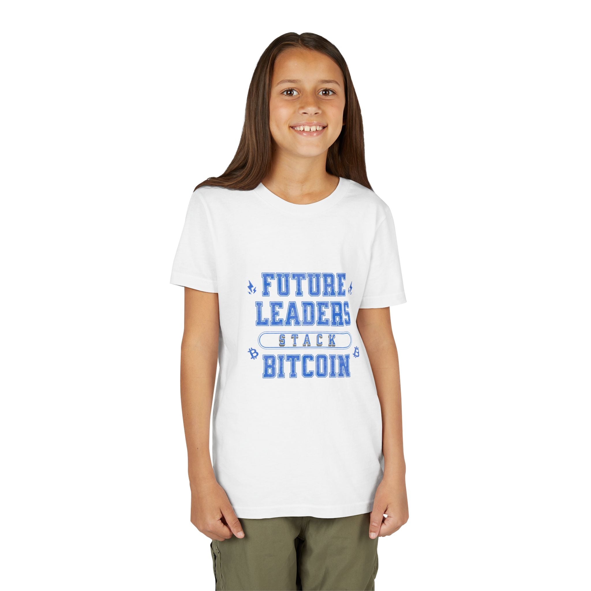 Future Leaders Stack Bitcoin | Youth T-Shirt