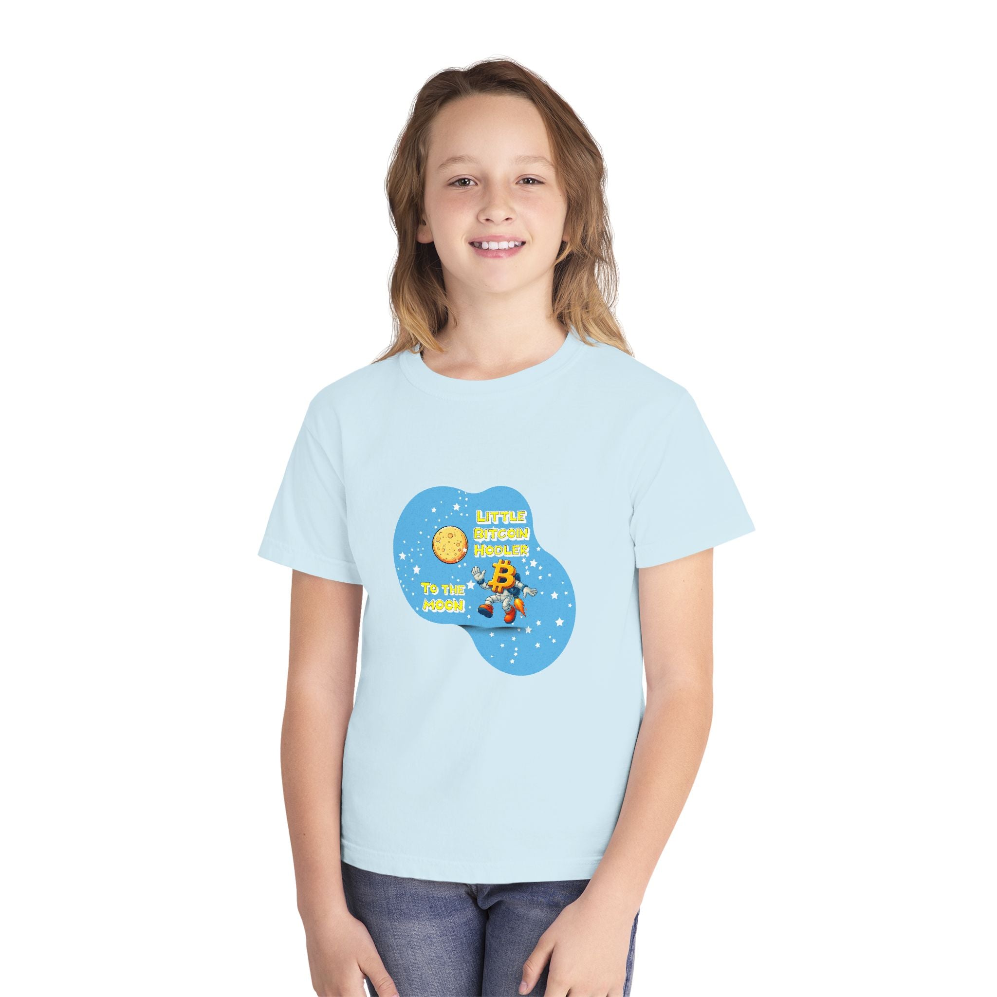 Little Bitcoin Hodler — To The Moon | Kids T-Shirt {{variant1}} | Bitcoin Apparel