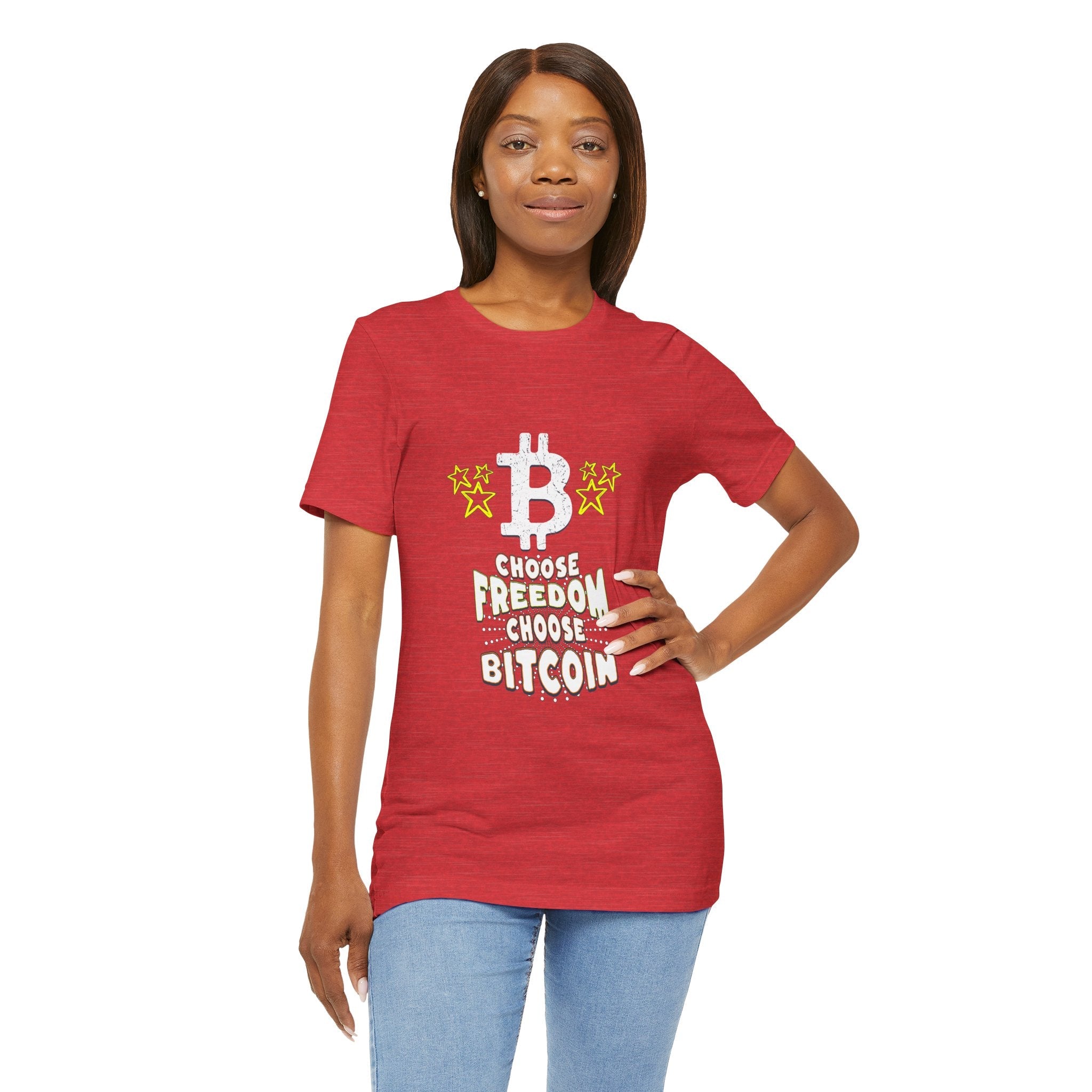 Choose Freedom, Choose Bitcoin | T-shirt {{variant1}} | Bitcoin Apparel