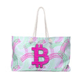 Bitcoin Belle Pink Passion | Weekender Bag {{variant1}} | Bitcoin Apparel