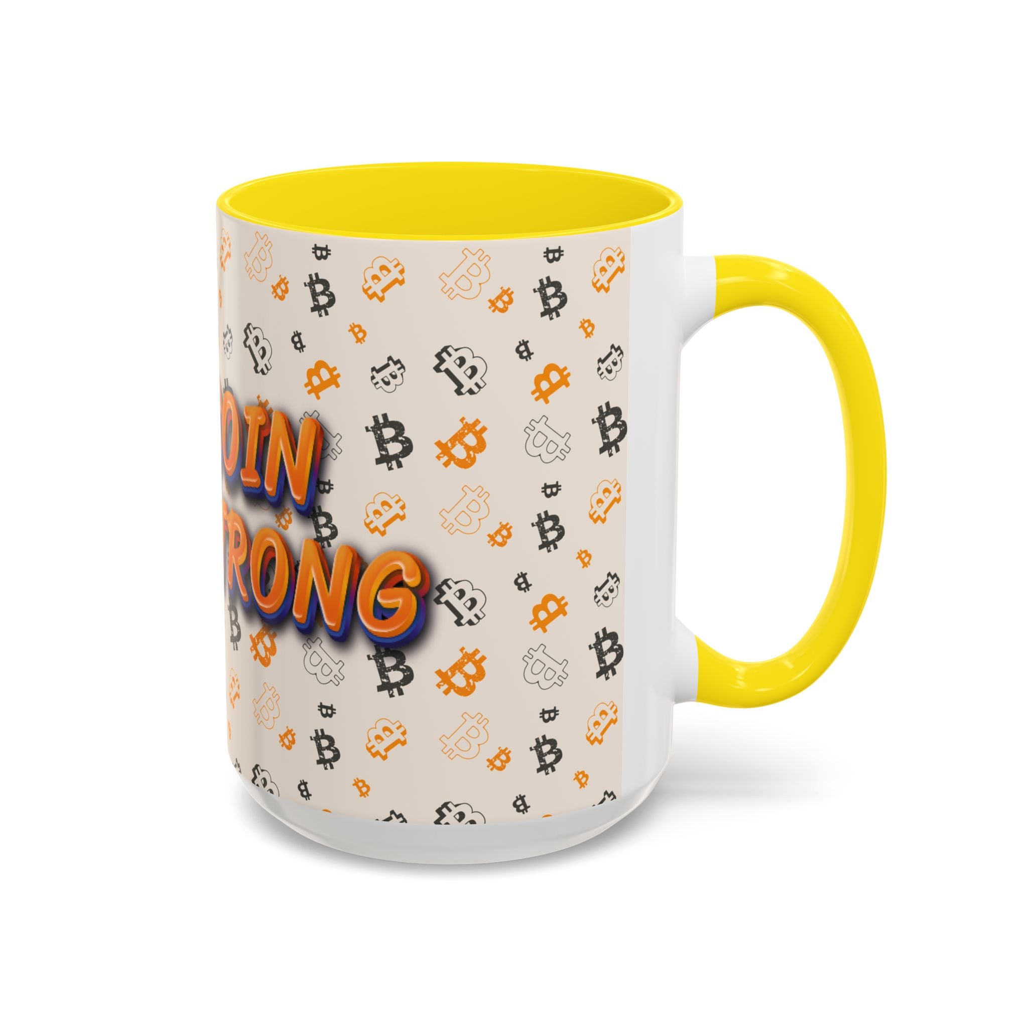 Bitcoin — HODL Strong Accent | Coffee Mug (11oz & 15oz) {{variant1}} | Bitcoin Apparel