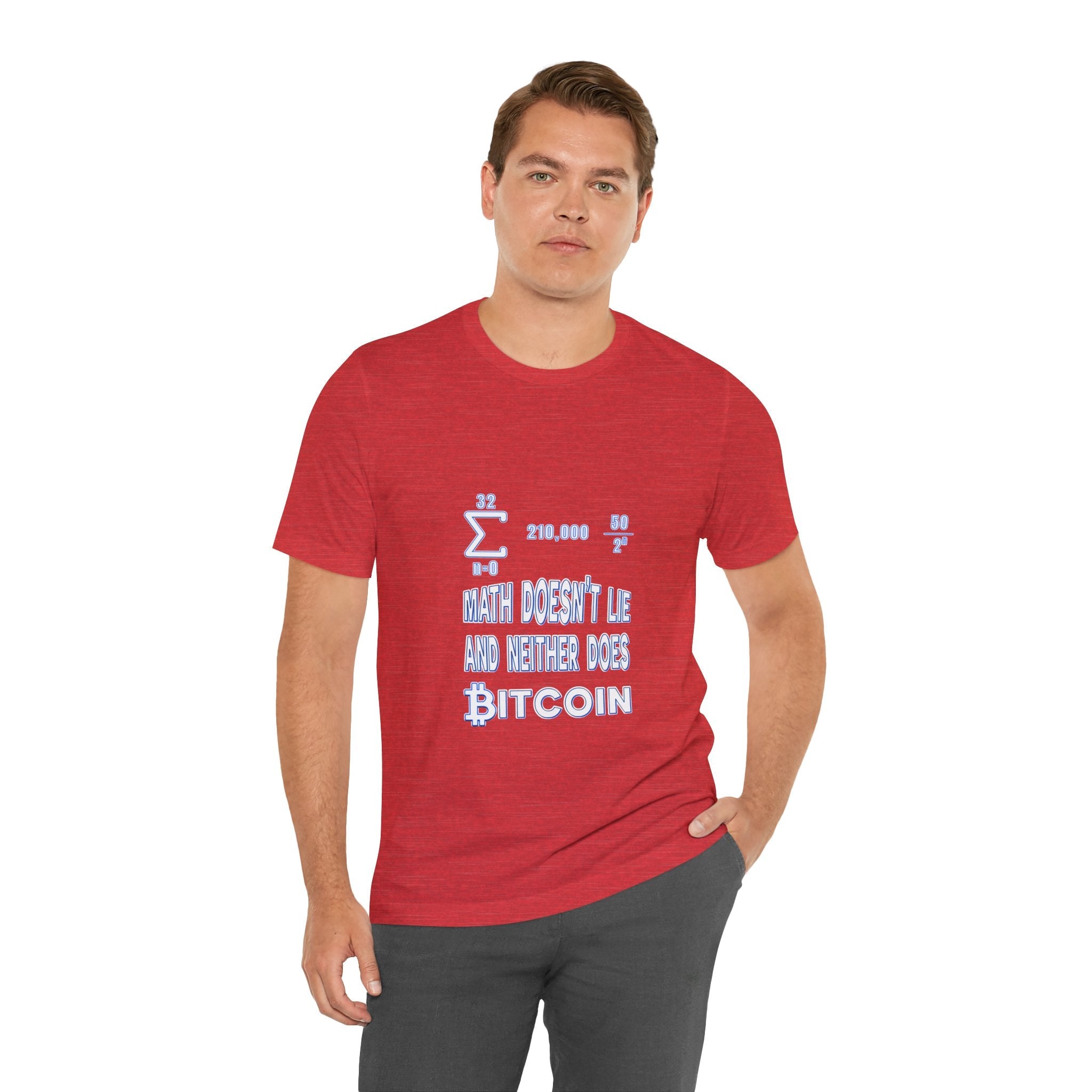 Math Doesn’t Lie — and Neither Does Bitcoin | T-Shirt {{variant1}} | Bitcoin Apparel