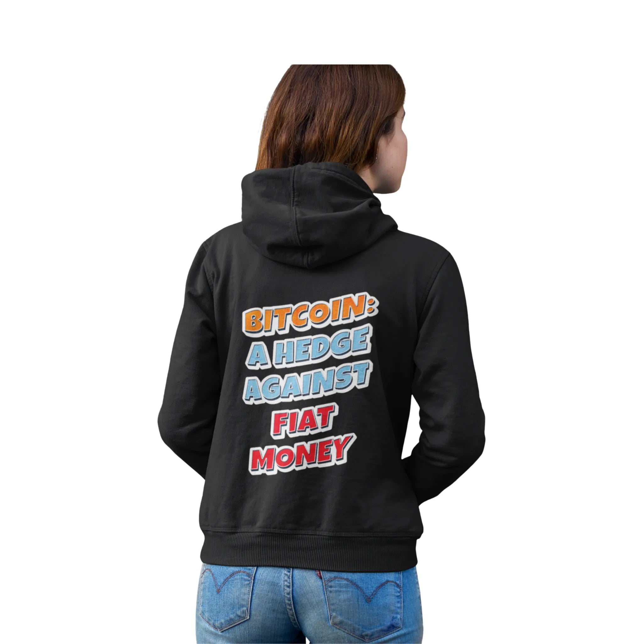 Bitcoin: A Hedge Against Fiat Money | Unisex Hoodie {{variant1}} | Bitcoin Apparel