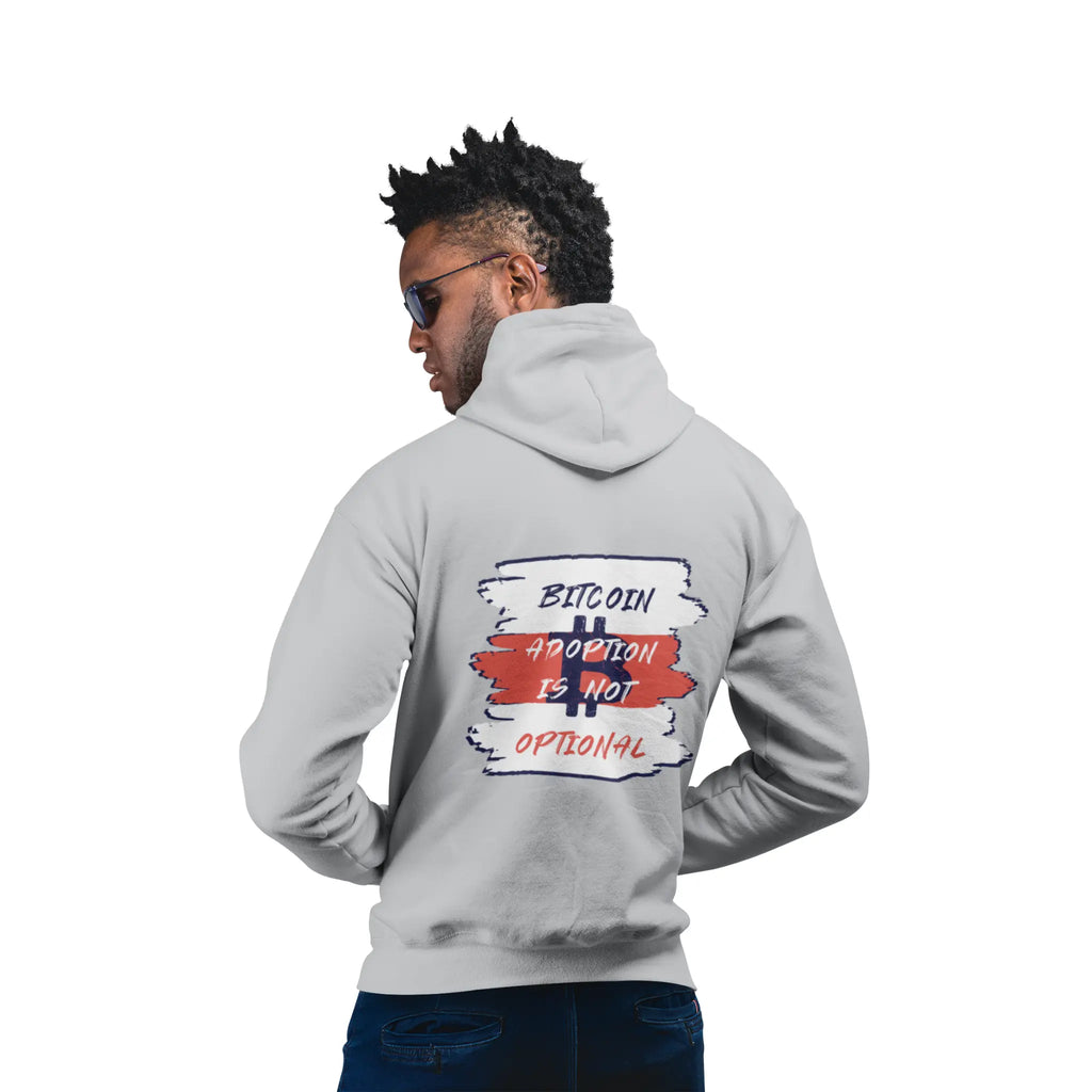Bitcoin: Adoption Is Not Optional | Unisex Hoodie {{variant1}} | Bitcoin Apparel
