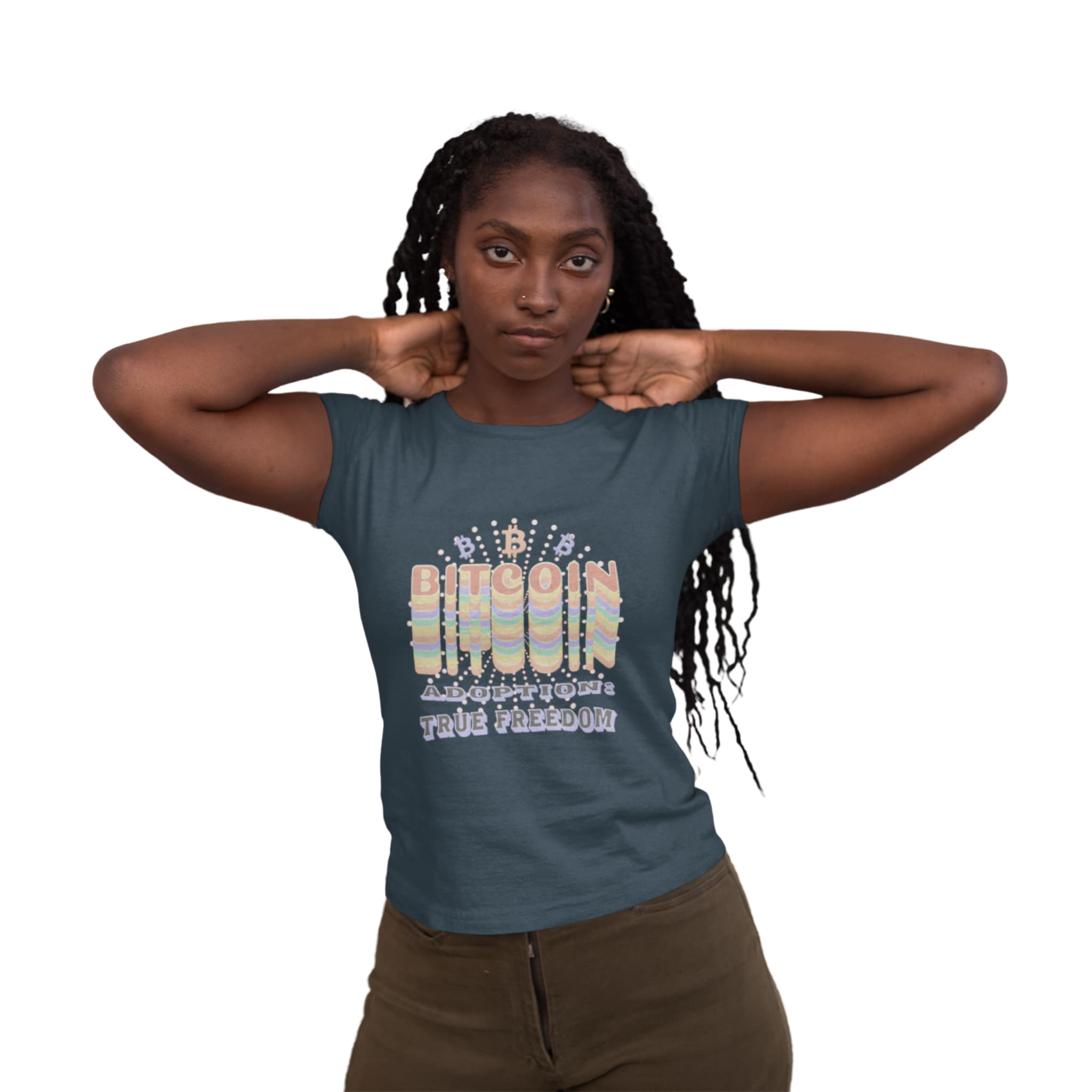 Bitcoin Adoption: True Freedom | Women's Tee