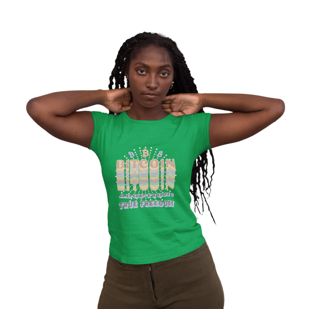Bitcoin Adoption: True Freedom | Women's Tee