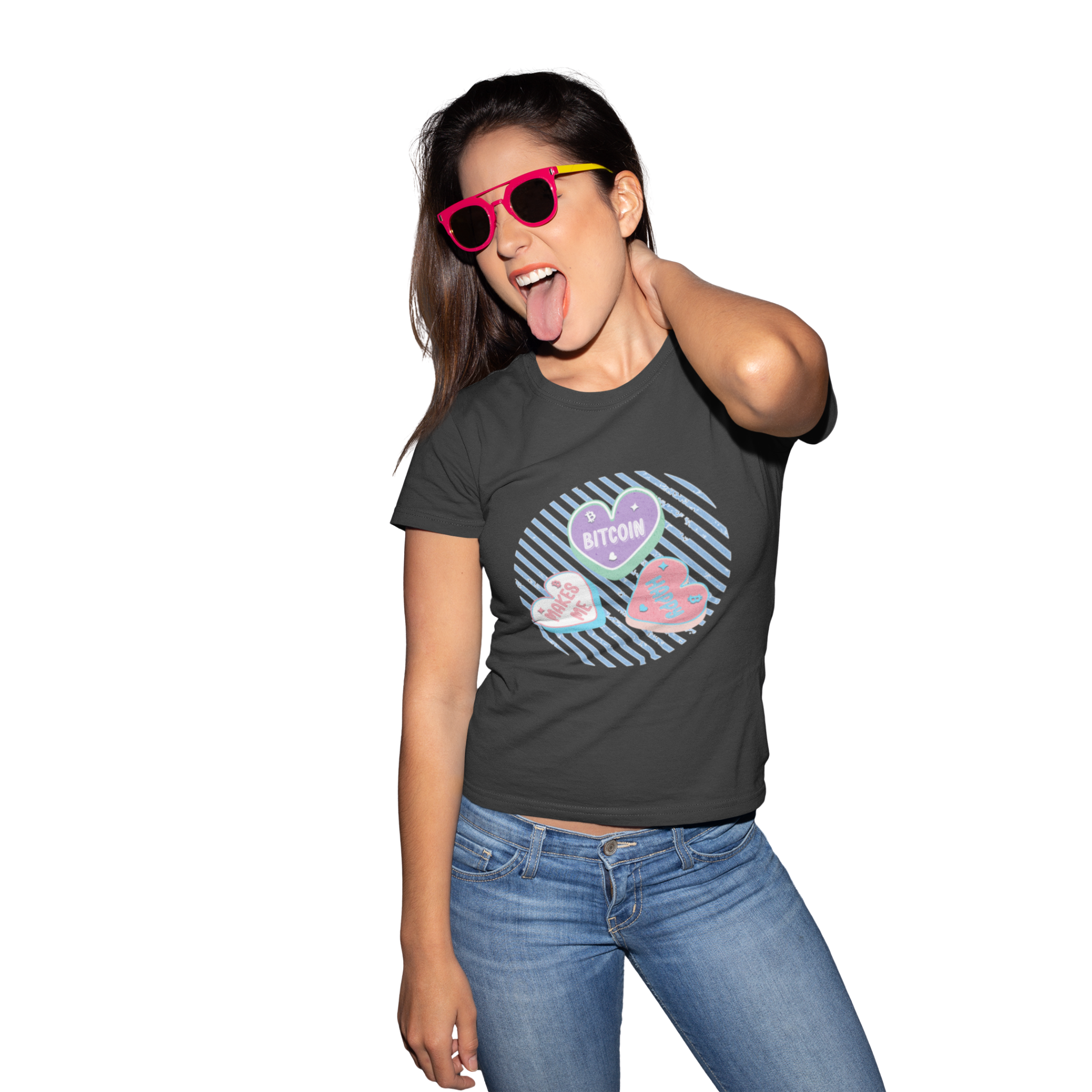 Bitcoin Makes Me Happy | Women's Tee