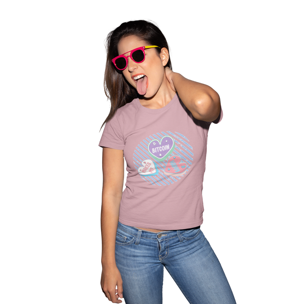 Bitcoin Makes Me Happy | Women's Tee