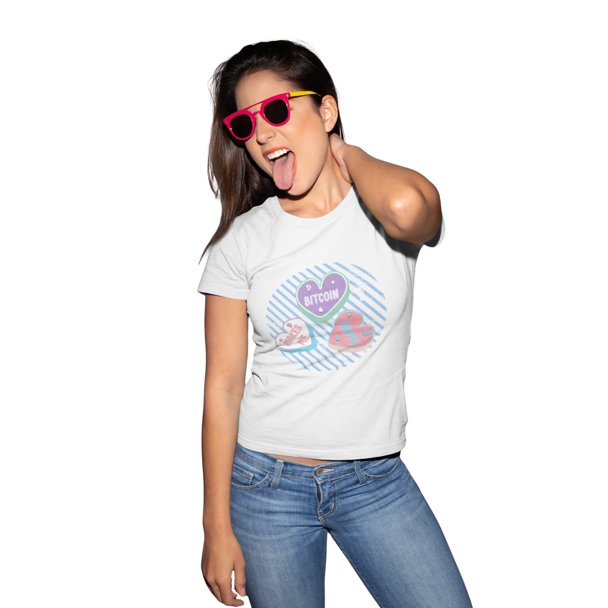 Bitcoin Makes Me Happy | Women's Tee