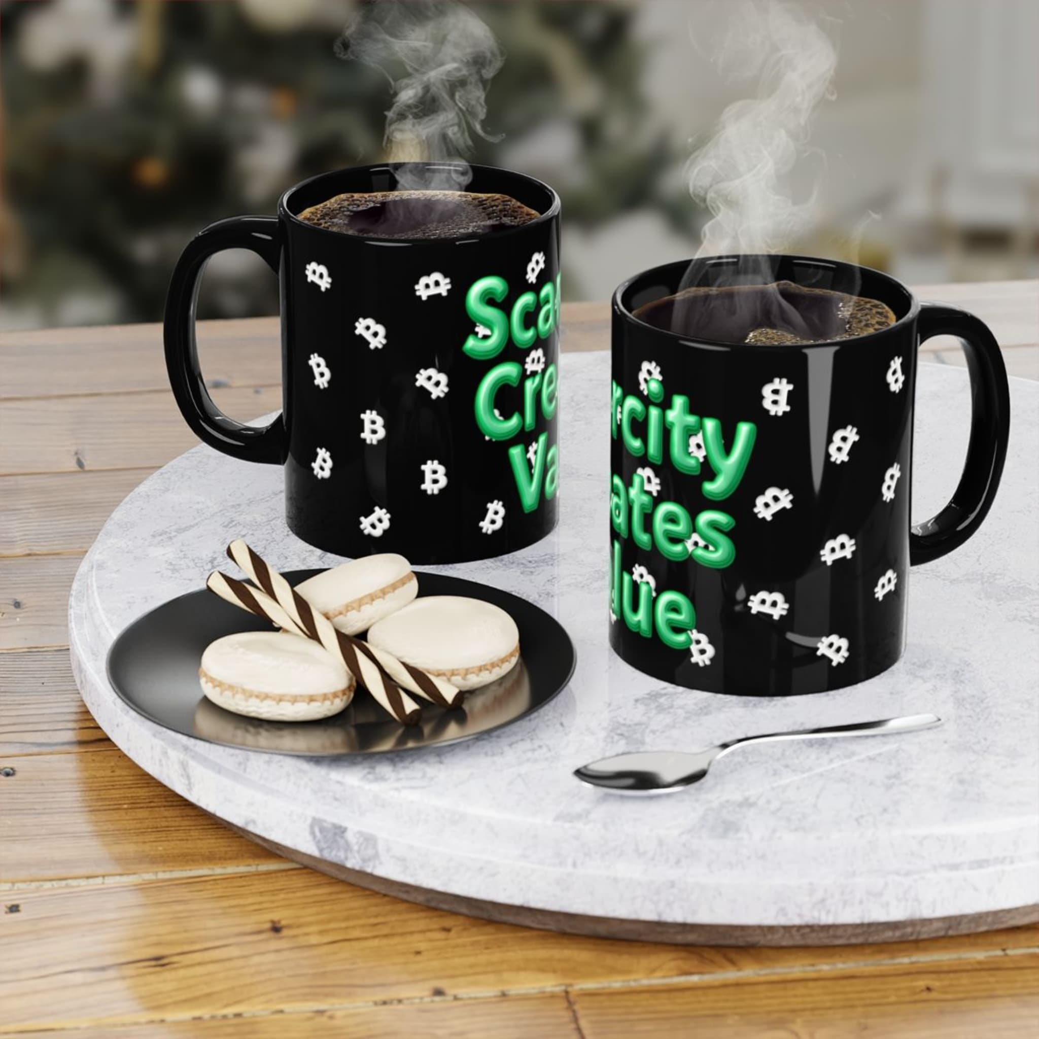 Bitcoin — Scarcity Creates Value | Coffee Mug ( 11oz ) {{variant1}} | Bitcoin Apparel
