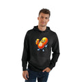 Bitcoin Your Passport to Financial Freedom Unisex Hoodie - Black - AS Colour 5101 Model Front - Bitcoin Apparel
