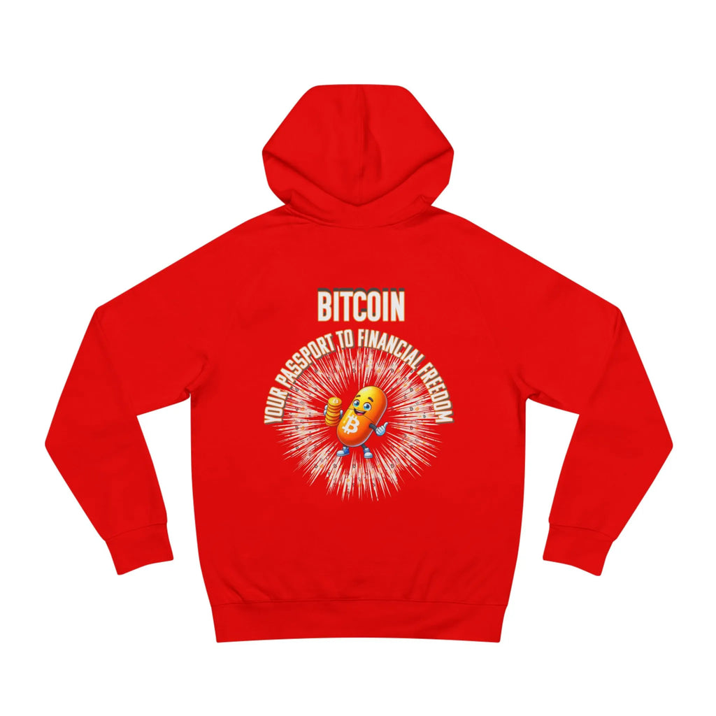 Bitcoin Your Passport to Financial Freedom | Unisex Hoodie {{variant1}} | Bitcoin Apparel