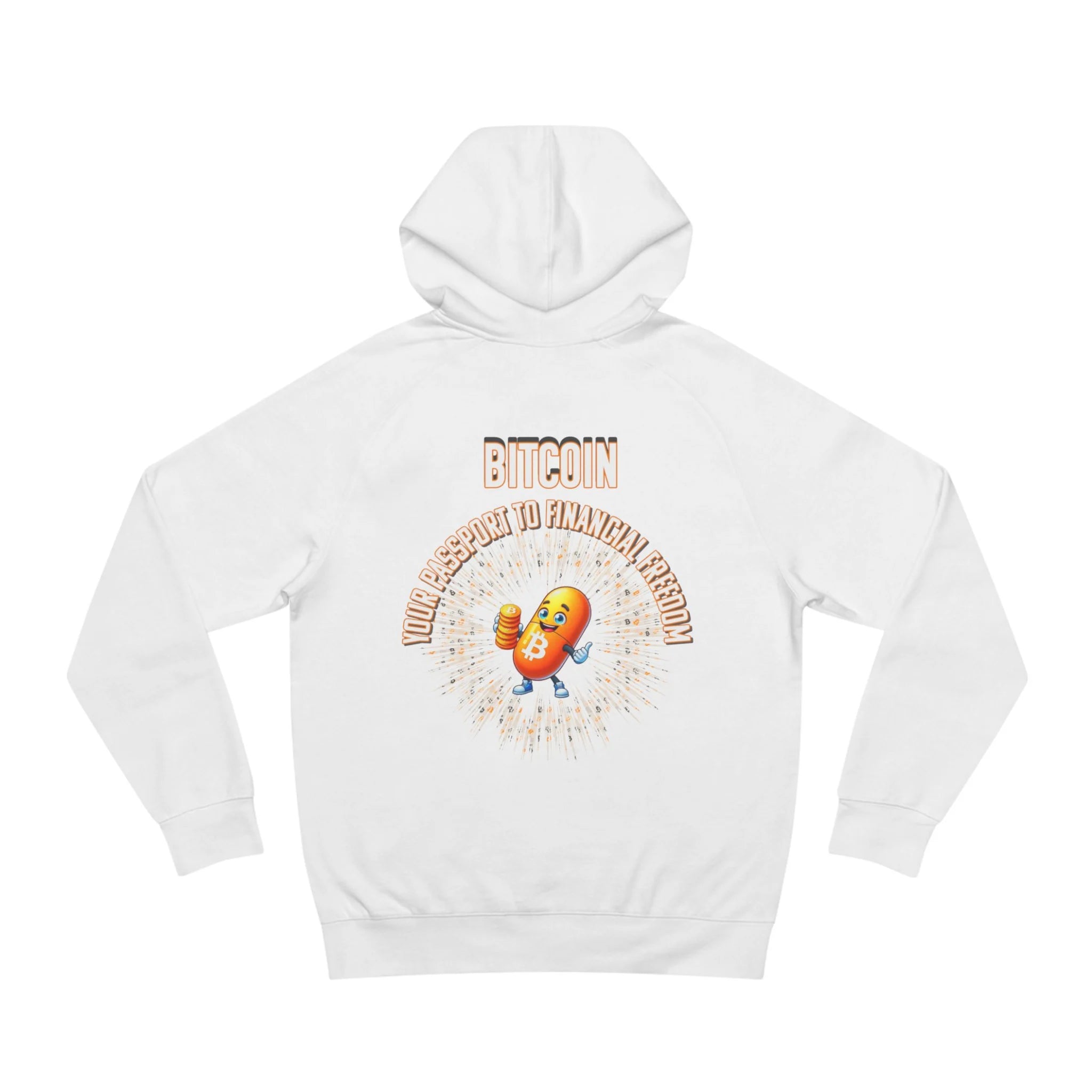 Bitcoin Your Passport to Financial Freedom | Unisex Hoodie {{variant1}} | Bitcoin Apparel