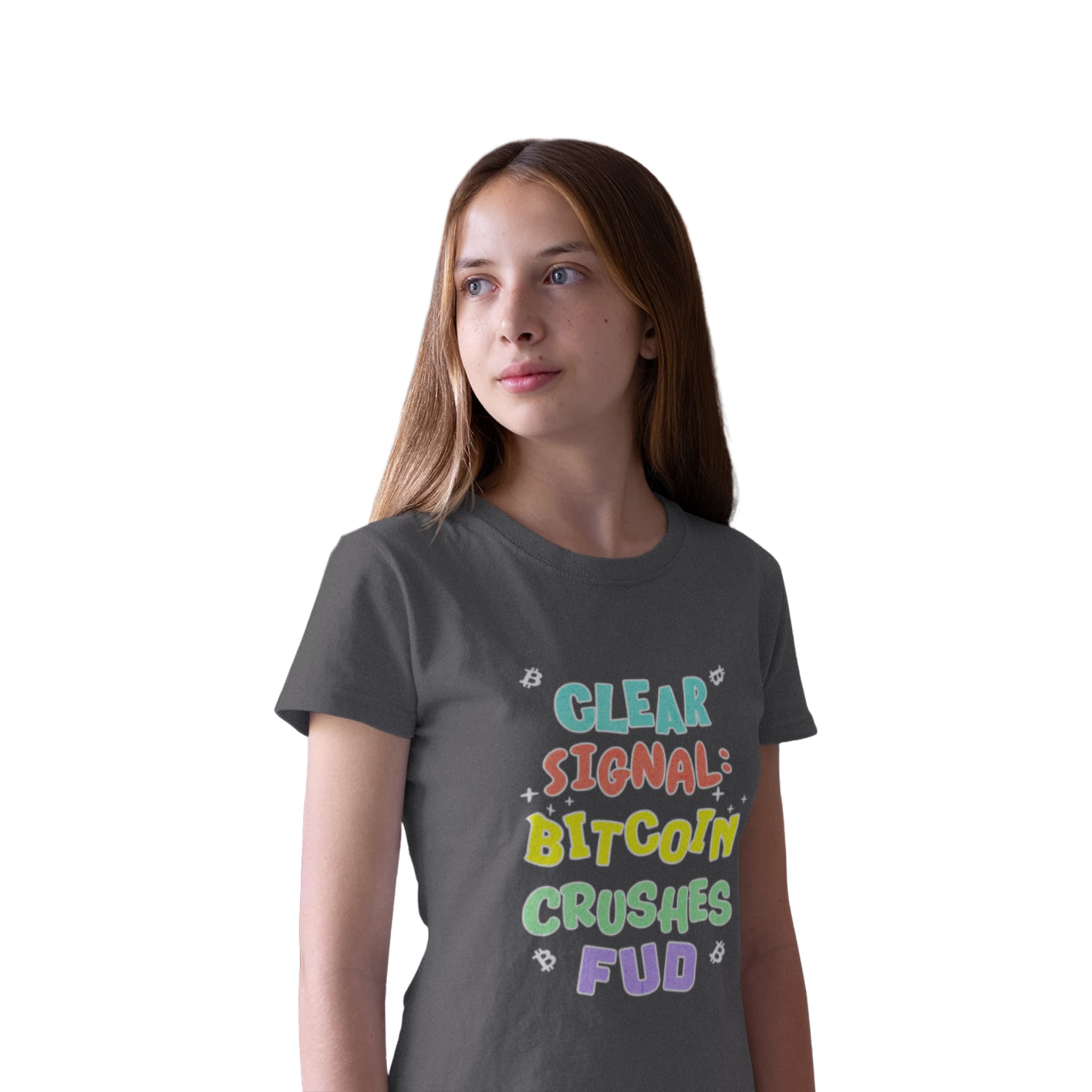 Clear Signal: Bitcoin Crushes FUD | Youth T-Shirt