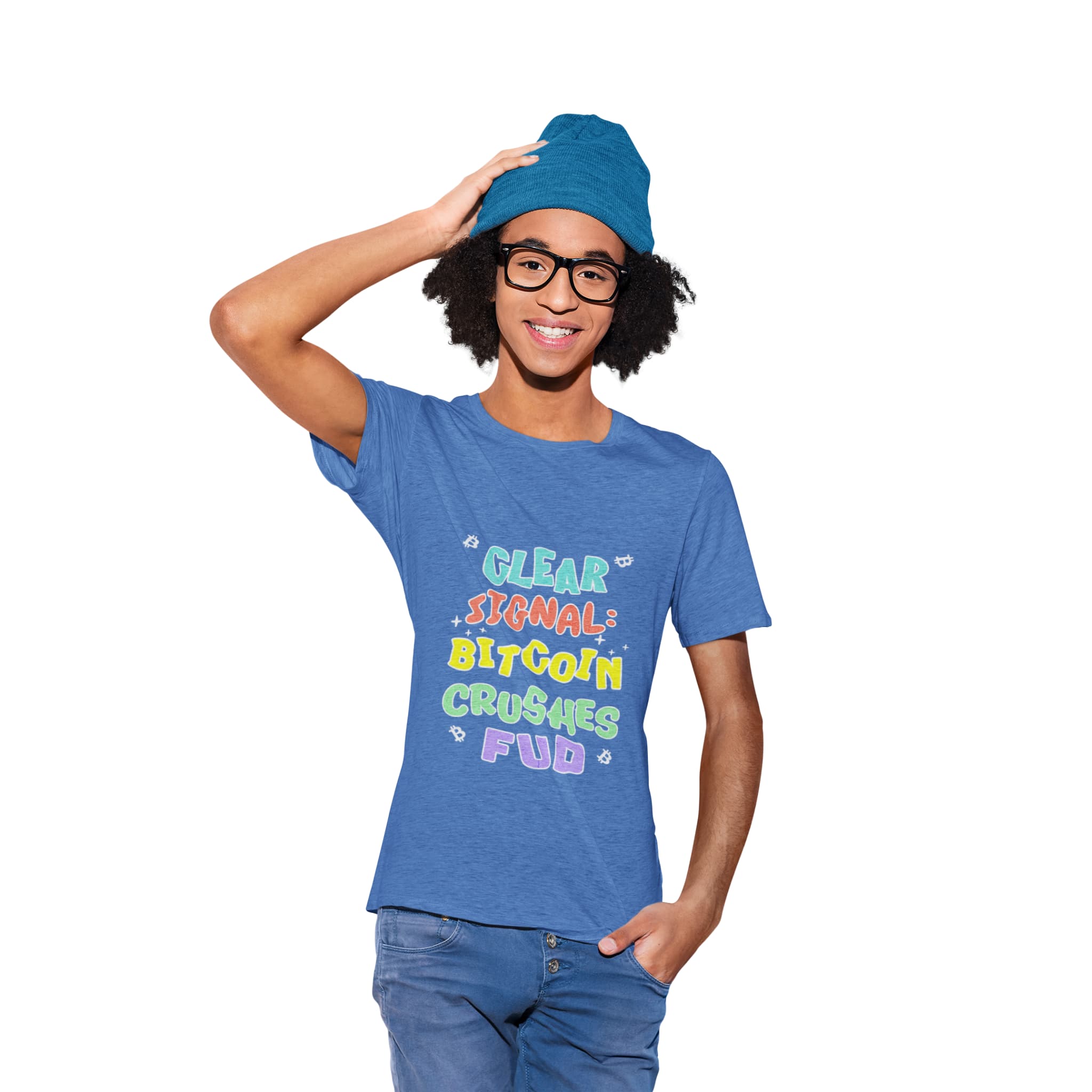 Clear Signal: Bitcoin Crushes FUD | Youth T-Shirt