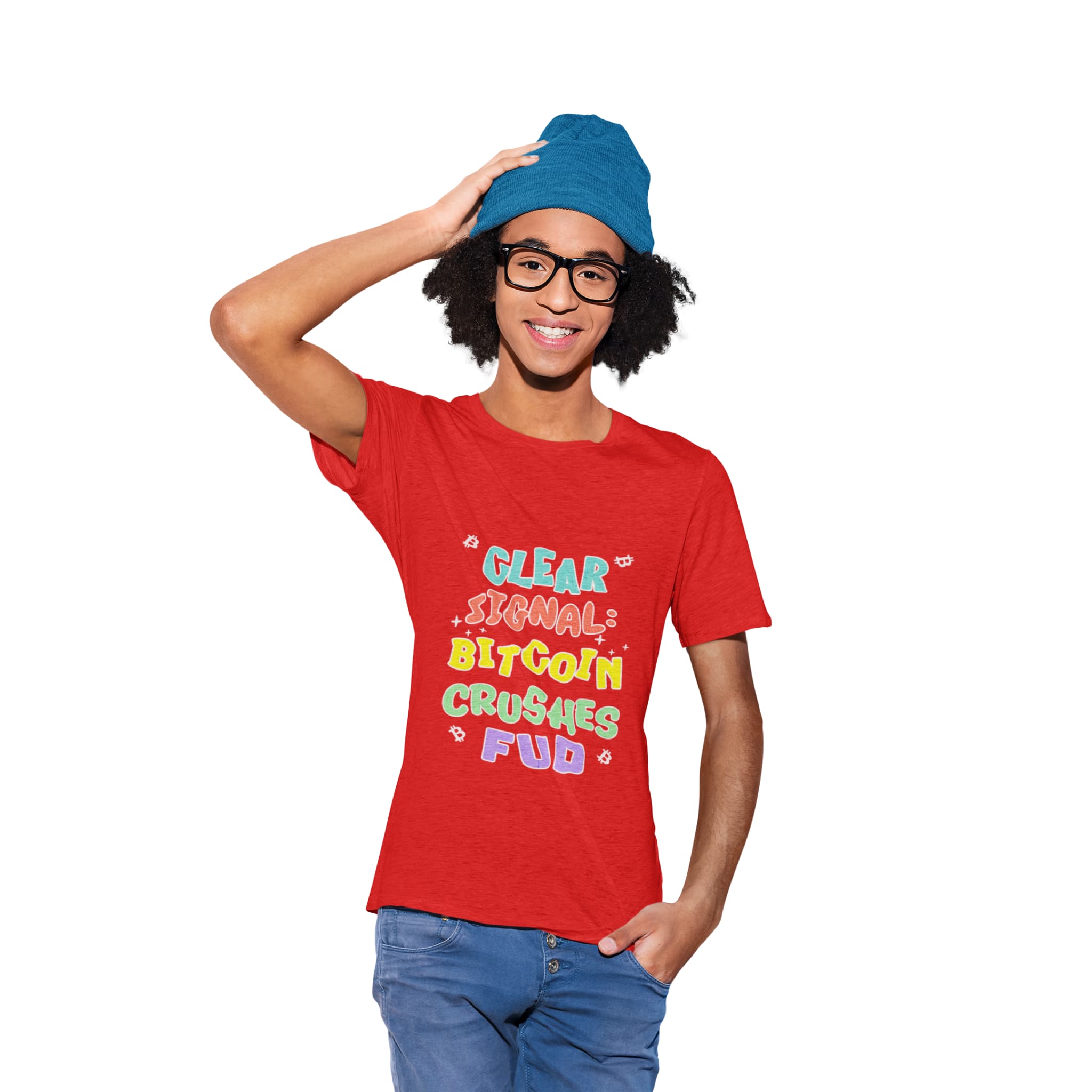 Clear Signal: Bitcoin Crushes FUD | Youth T-Shirt