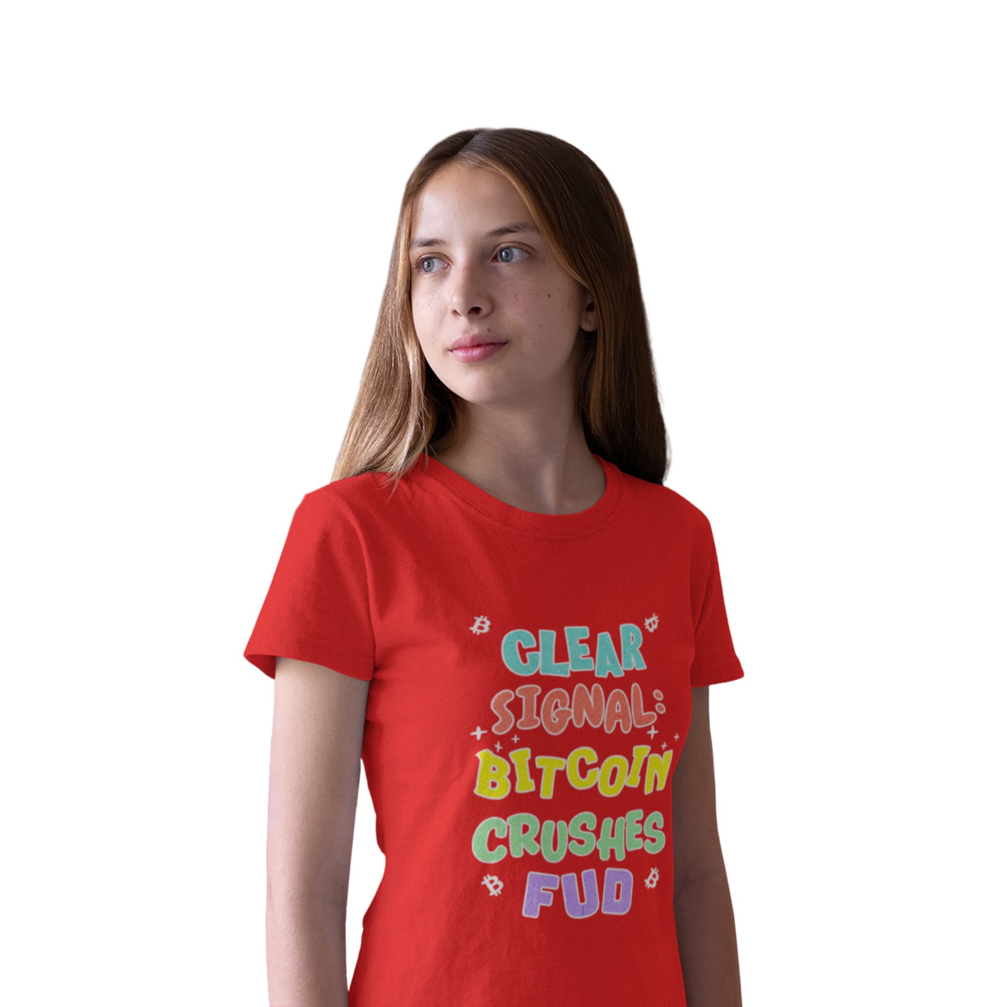 Clear Signal: Bitcoin Crushes FUD | Youth T-Shirt