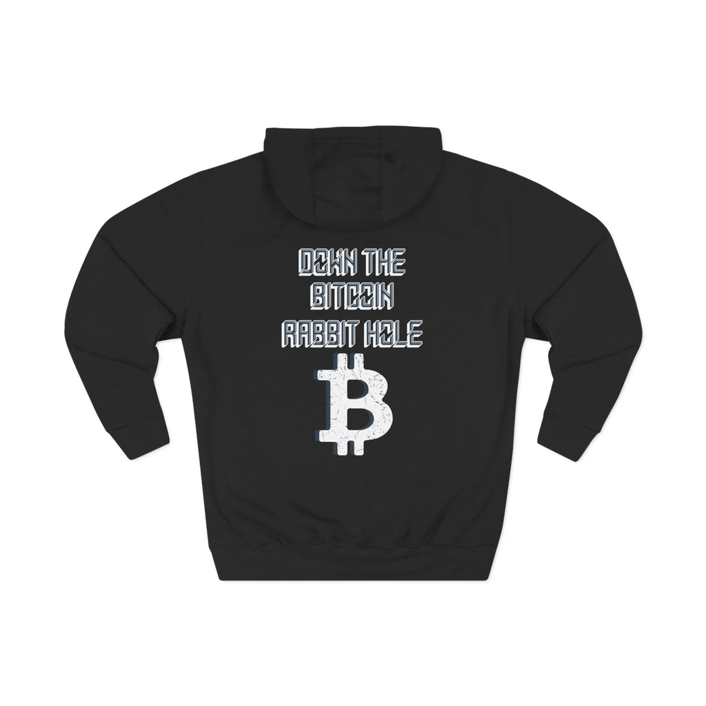 Down The Bitcoin Rabbit Hole | Unisex Hoodie {{variant1}} | Bitcoin Apparel