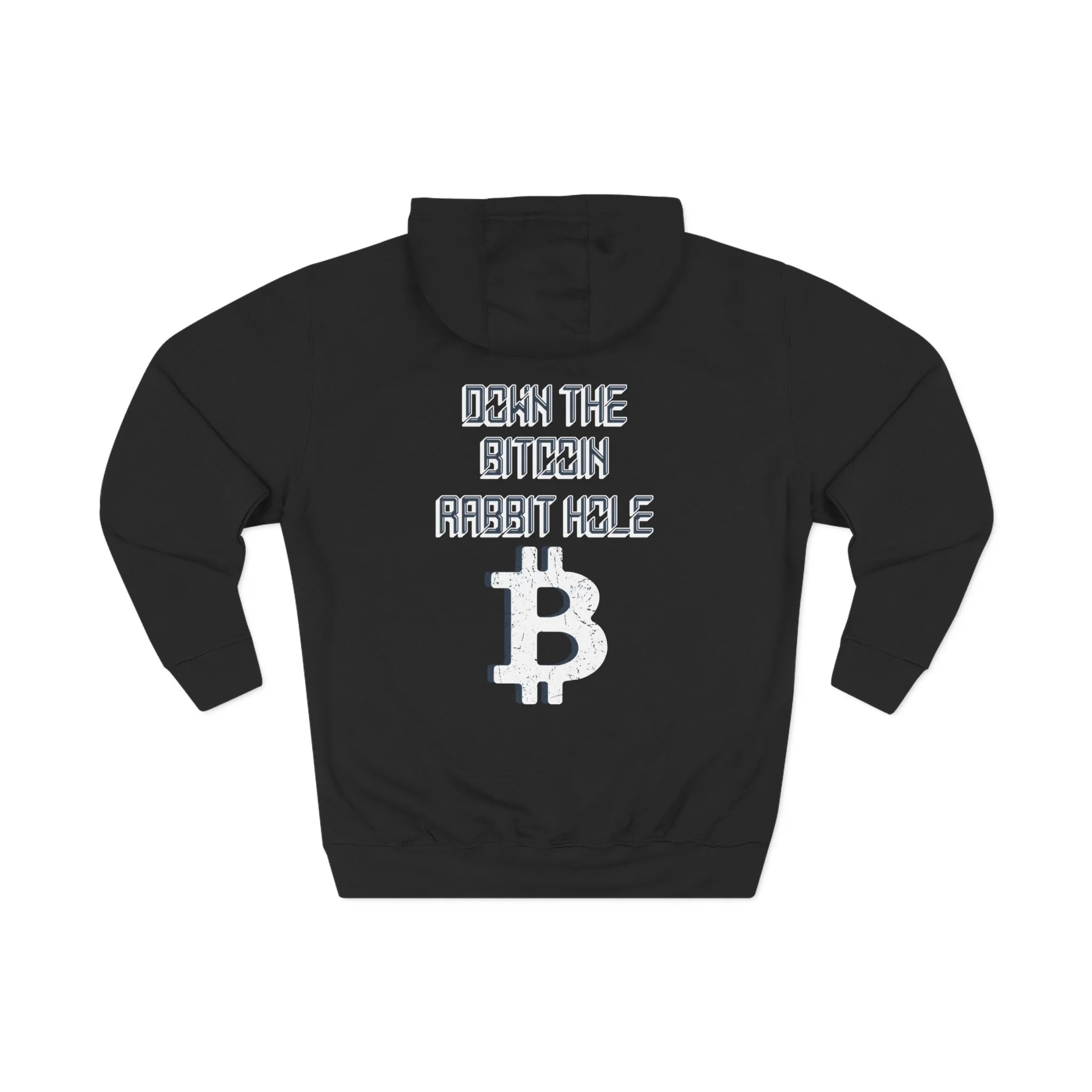 Down The Bitcoin Rabbit Hole | Unisex Hoodie {{variant1}} | Bitcoin Apparel