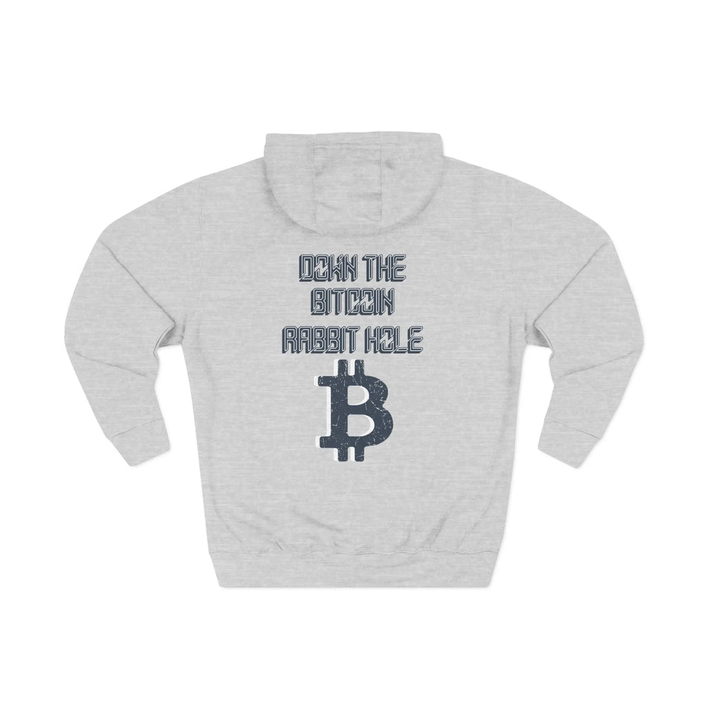 Down The Bitcoin Rabbit Hole | Unisex Hoodie {{variant1}} | Bitcoin Apparel