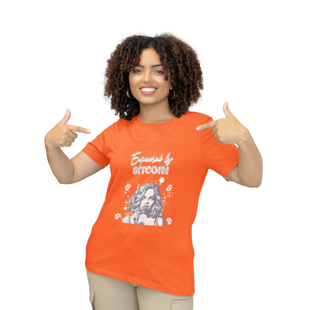 Empowered by Bitcoin | Women's Tee {{variant1}} | Bitcoin Apparel