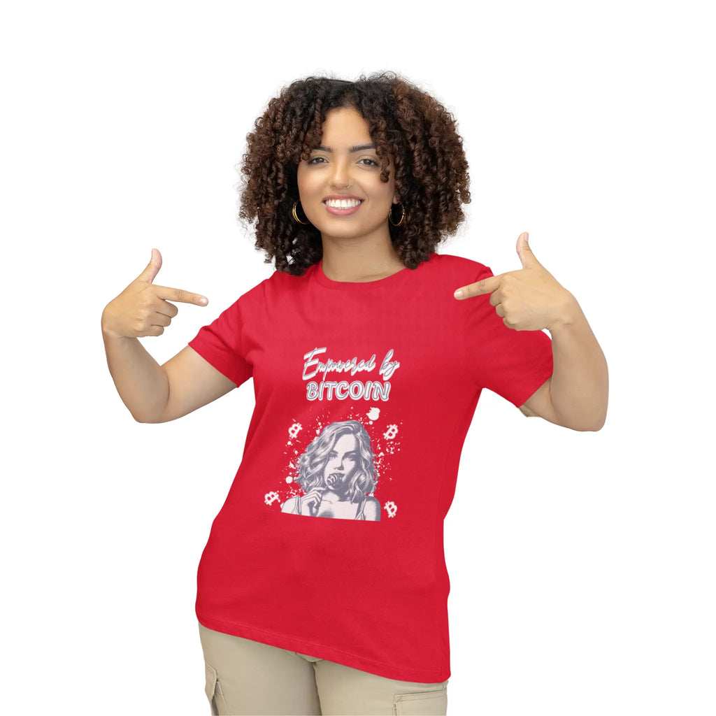 Empowered by Bitcoin | Women's Tee {{variant1}} | Bitcoin Apparel