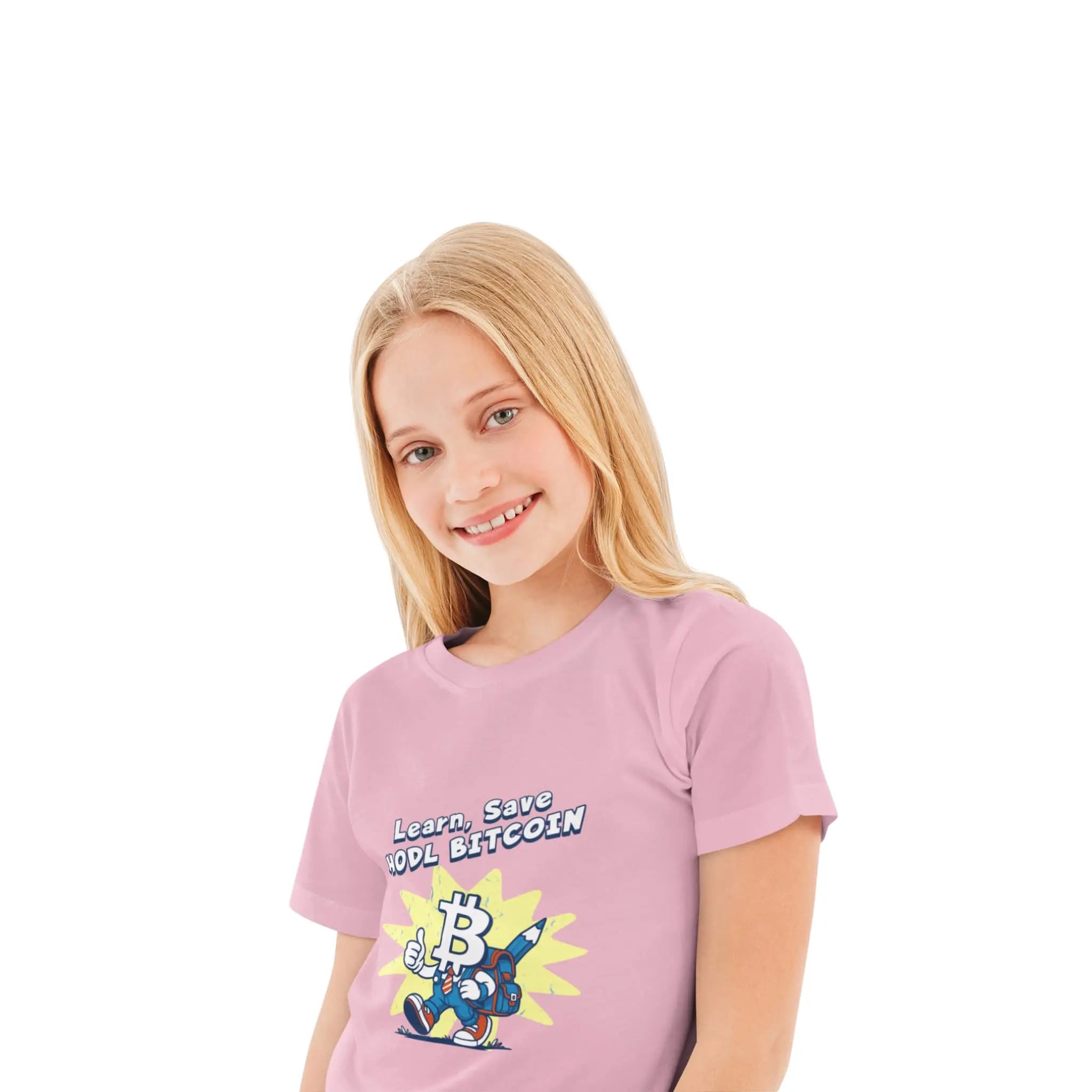 Learn, Save, Hodl Bitcoin | Kids T-Shirt {{variant1}} | Bitcoin Apparel