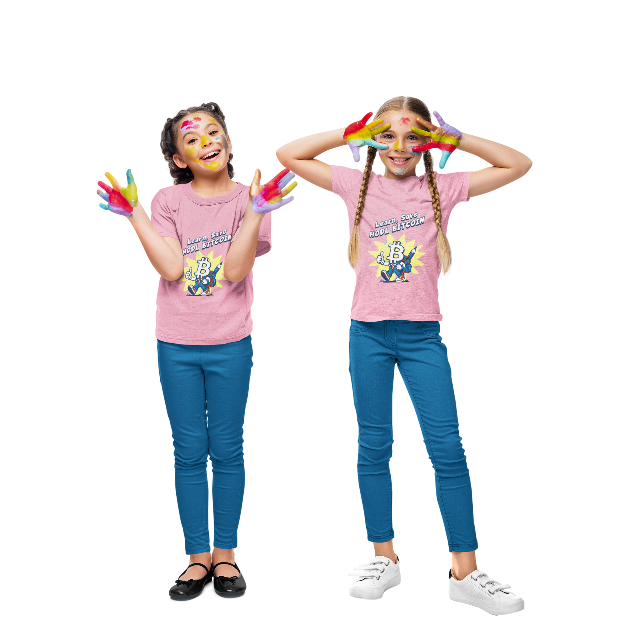 Learn, Save, Hodl Bitcoin | Kids T-Shirt