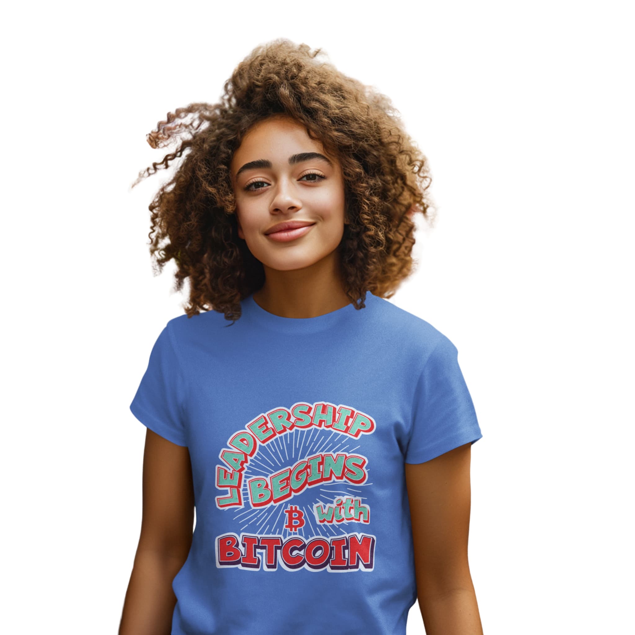 Leadership Begins With Bitcoin | Youth T-Shirt